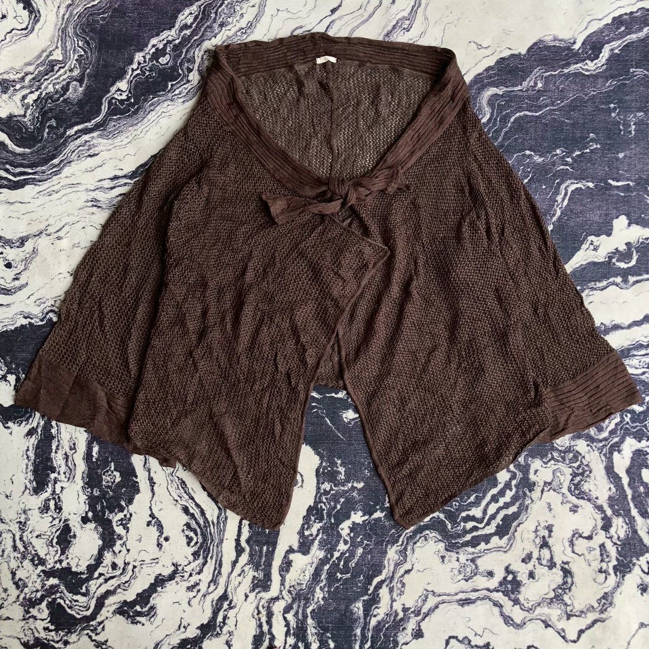 Y's Y’s bis Yohji Yamamoto Brown Knit Vintage Cardigan Size M / US 6-8 / IT 42-44 - 1 Thumbnail