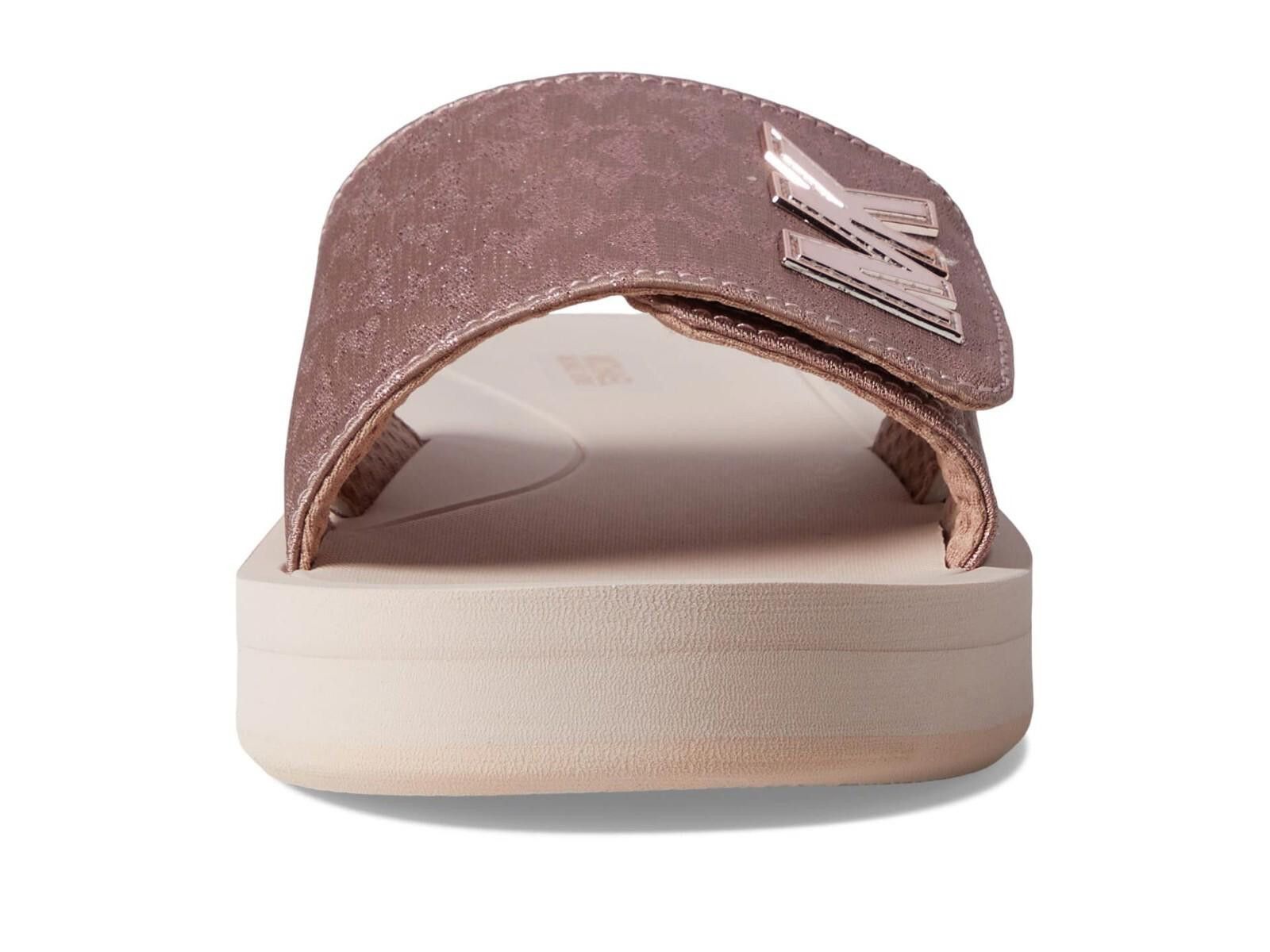 Michael Kors Michael Kors Women Platform Slide Metallic Jacquard 8 M NEW Size US 8 / IT 38 - 5 Thumbnail