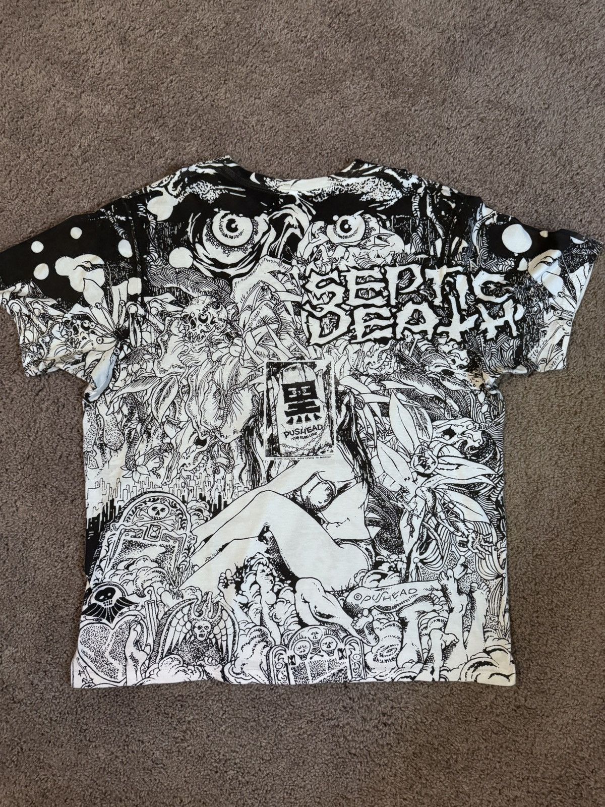 Other Pushead Septic Death All over print tee Size US XL / EU 56 / 4 - 3 Thumbnail