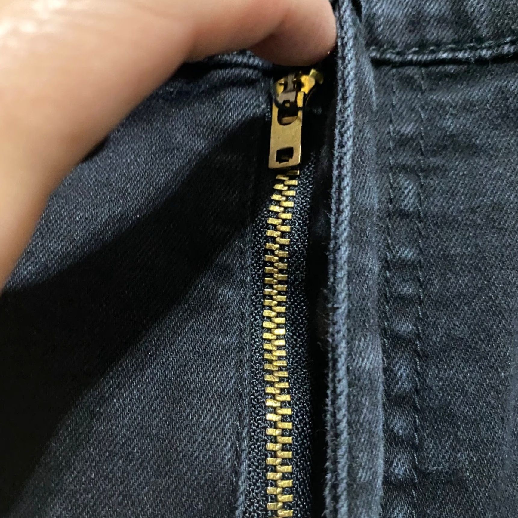 Torrid Torrid Jeans Womens Sz 26 Black Denim Dark Wash Skinny Ankle Stretch Size 32" / US 10 / IT 46 - 7 Thumbnail