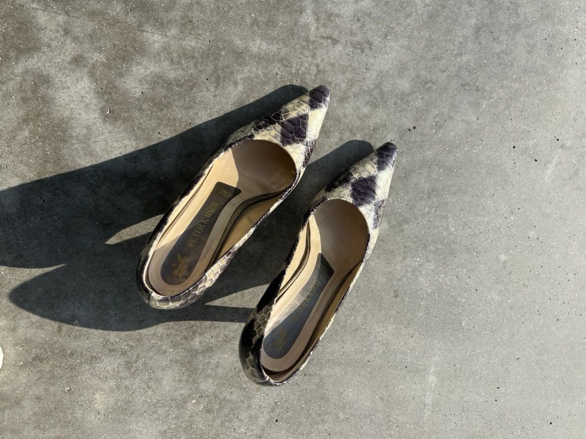 Vintage Chessboard vintage kitten heels leather Size US 8 / IT 38 - 3 Thumbnail