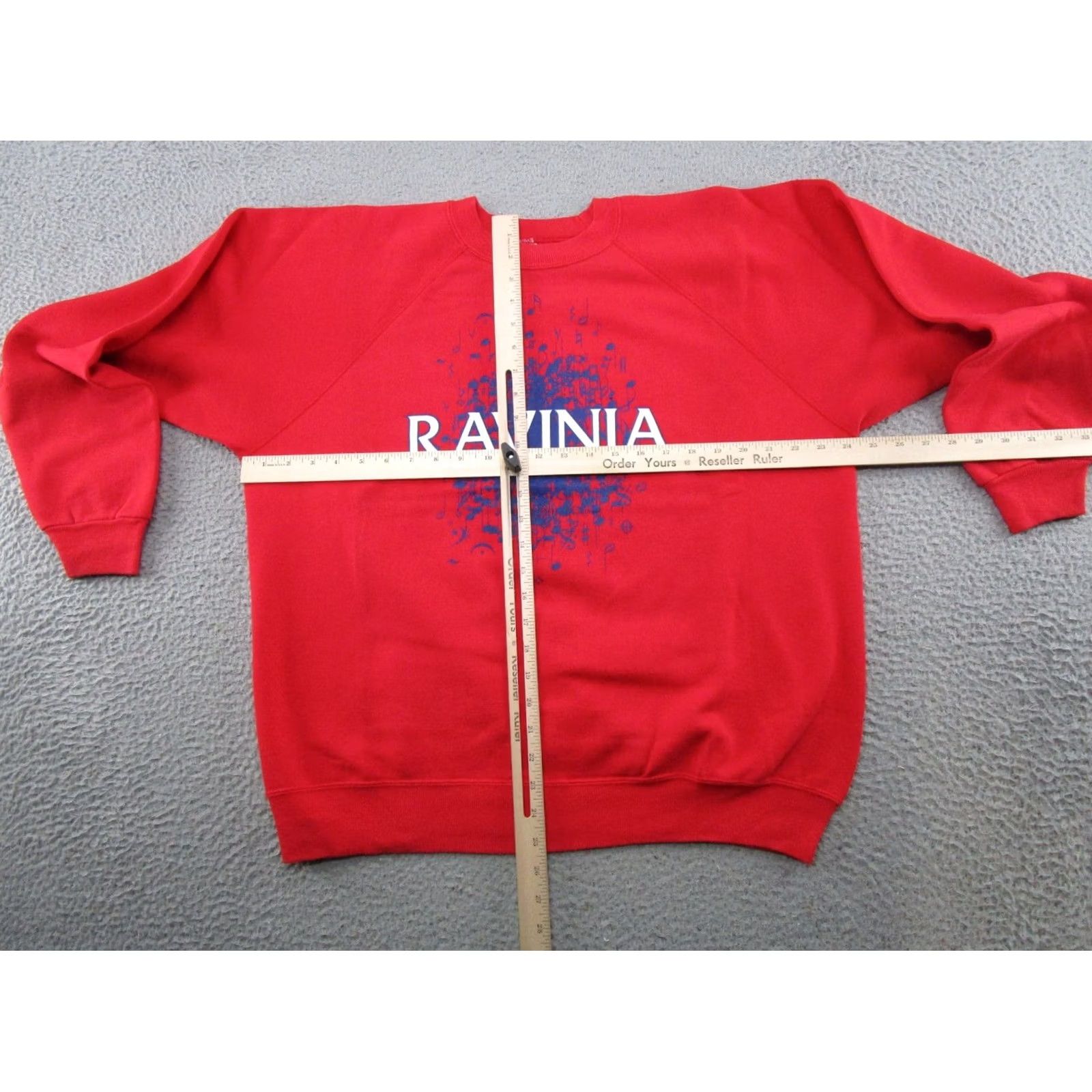 Hanes VINTAGE Hanes Sweatshirt Raglan Crew Neck 80s Music Ravinia Festival Red L Men Shirt/ Sweater Size US L / EU 52-54 / 3 - 4 Thumbnail