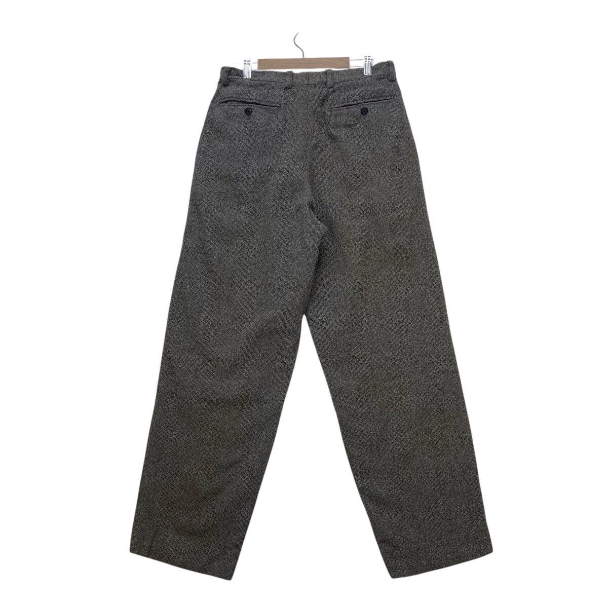 Issey Miyake Vintage 90s Issey Miyake for Men Wide Baggy Wool Pants Size US 30 / EU 46 - 4 Thumbnail