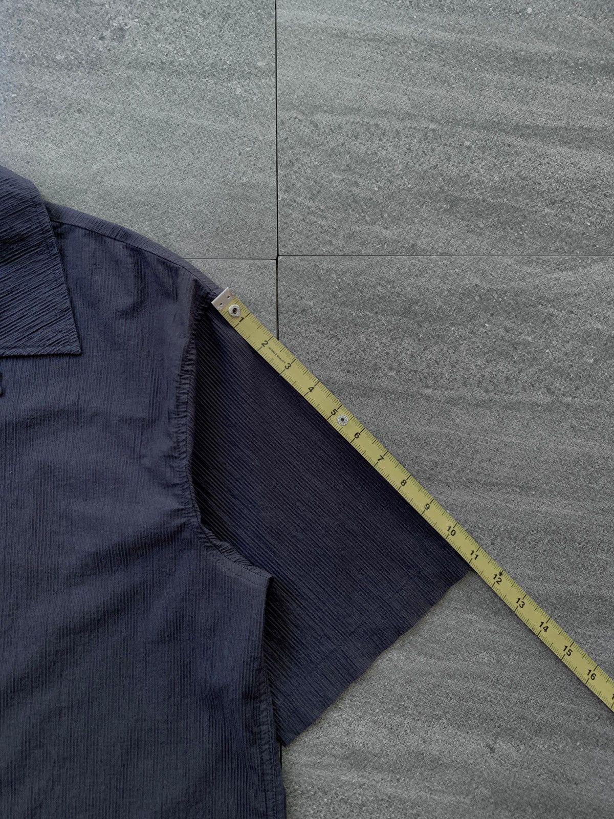 Our Legacy FREE TAX! Pleated Textured Open Collar Shirt Size US M / EU 48-50 / 2 - 10 Thumbnail