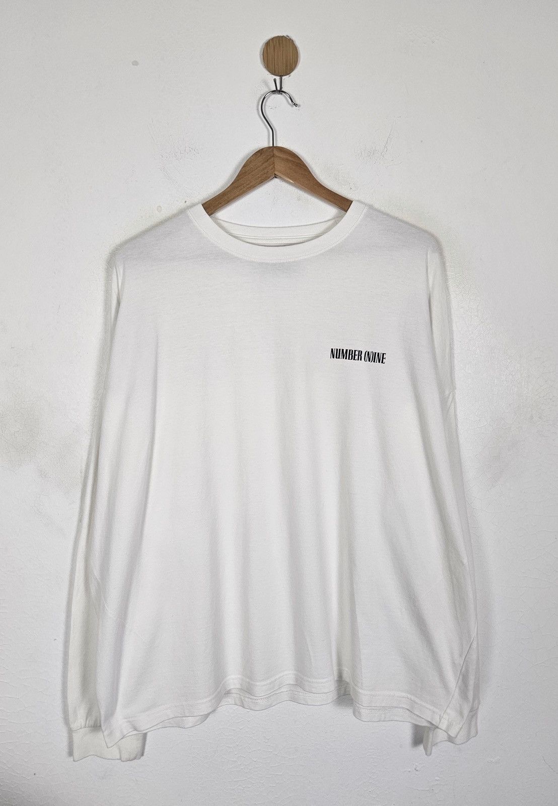 Number (N)ine Number Nine denim Spellout tee shirt Size US L / EU 52-54 / 3 - 2 Thumbnail