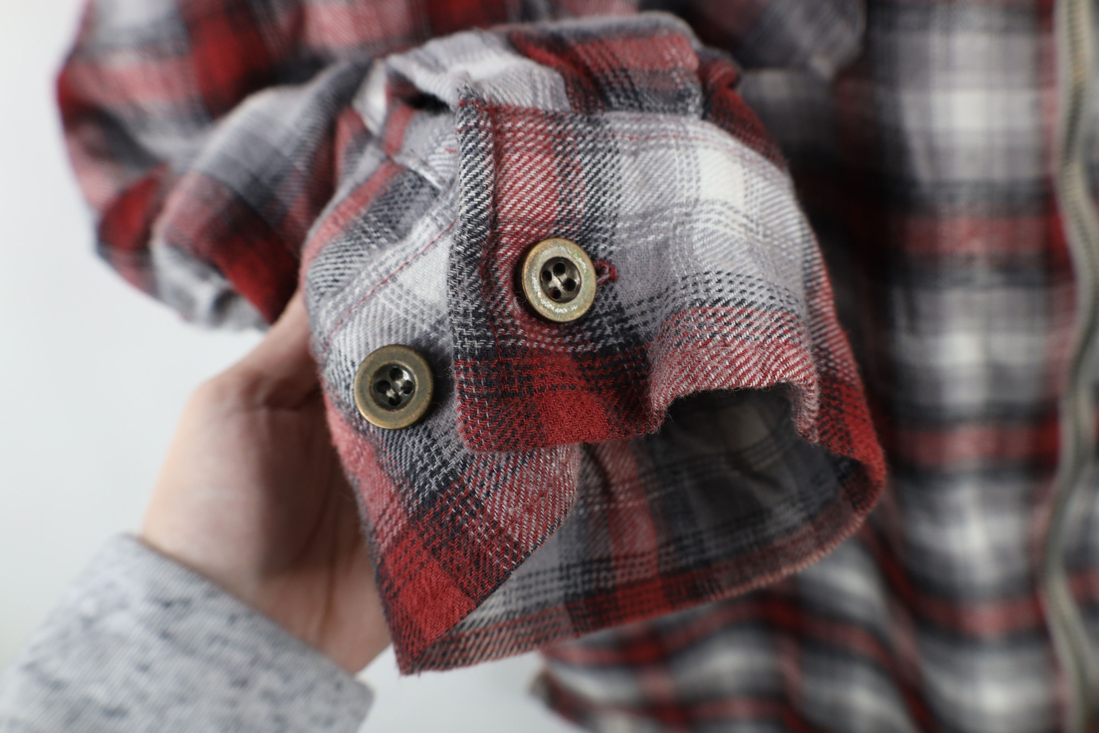 Vintage Vintage 90s Streetwear Flannel Hooded Full Zip Shirt Jacket Size US XXL / EU 58 / 5 - 4 Thumbnail