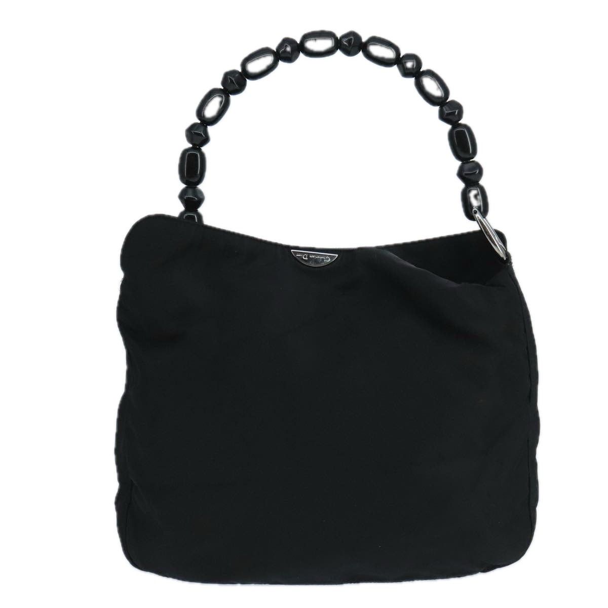 Dior DIOR Maris Pearl Hand Bag Leather Black Silver Size ONE SIZE - 3 Thumbnail