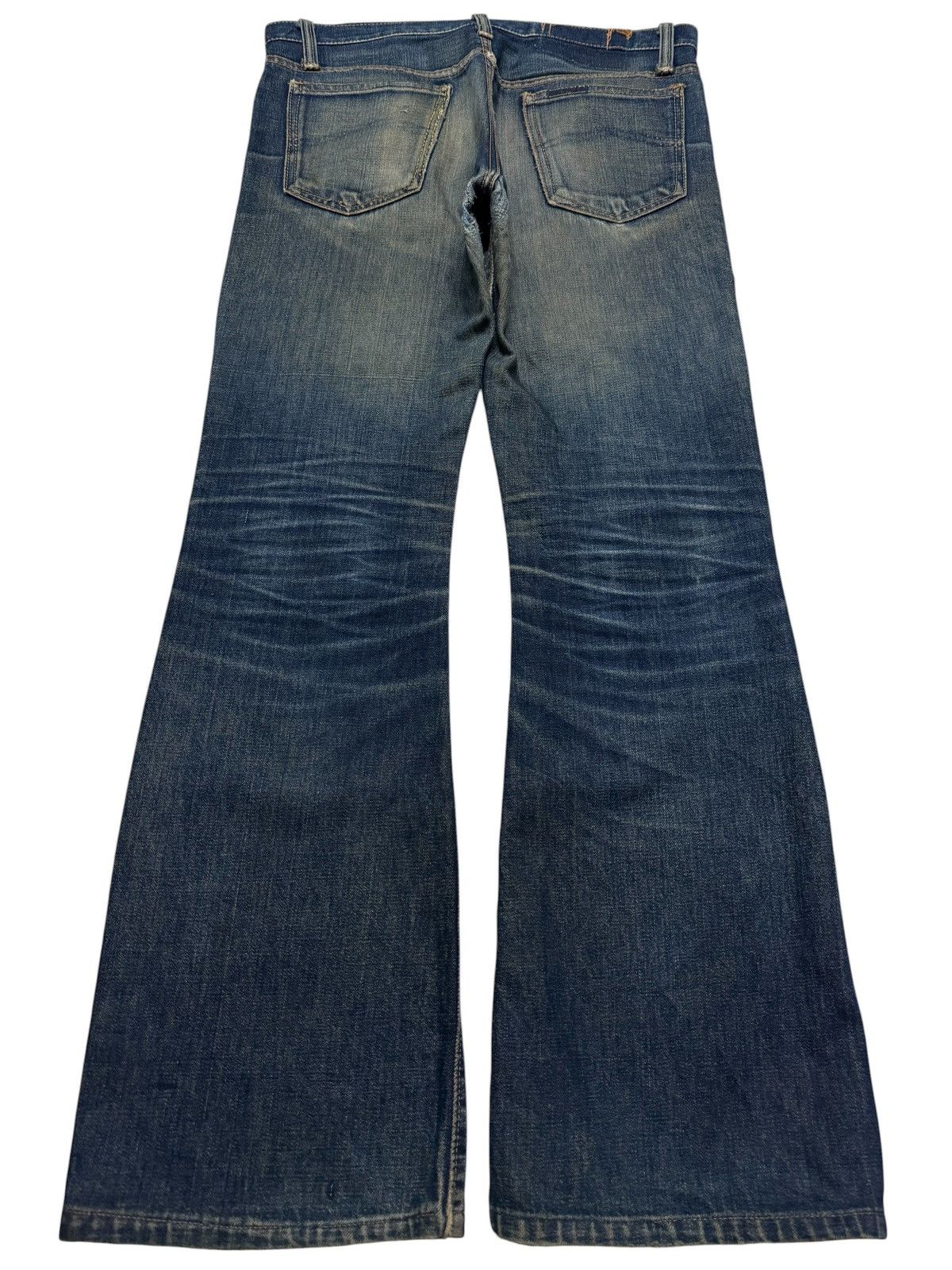 If Six Was Nine TRUE 70s-80s BOBSON WHISKER BELL BOTTOM BOOTCUT RUSTY MUD Size US 32 / EU 48 - 2 Thumbnail