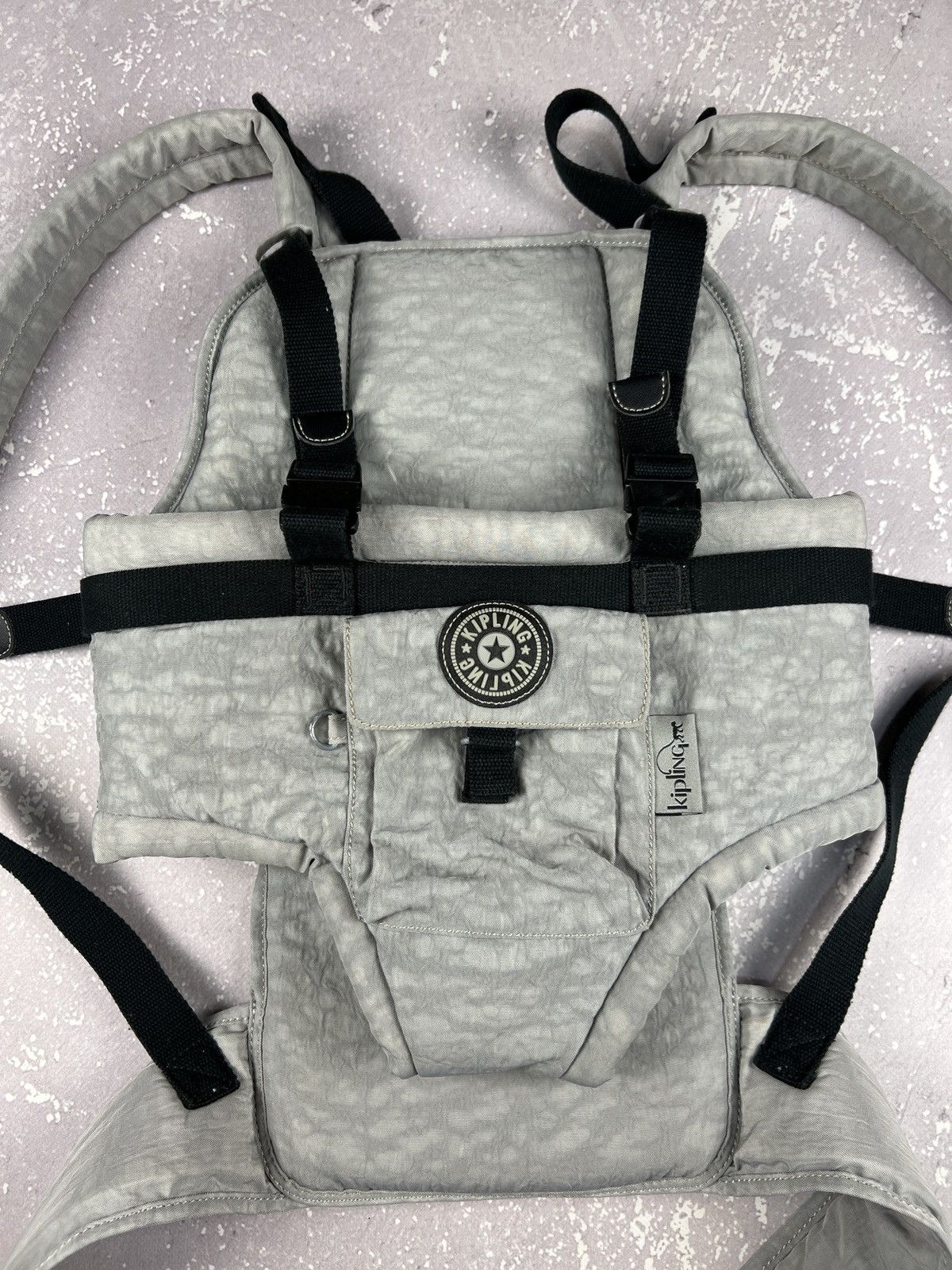 Vintage Vintage Kipling Baby Carrier Sling Backpack Bag Grey Size ONE SIZE - 3 Thumbnail