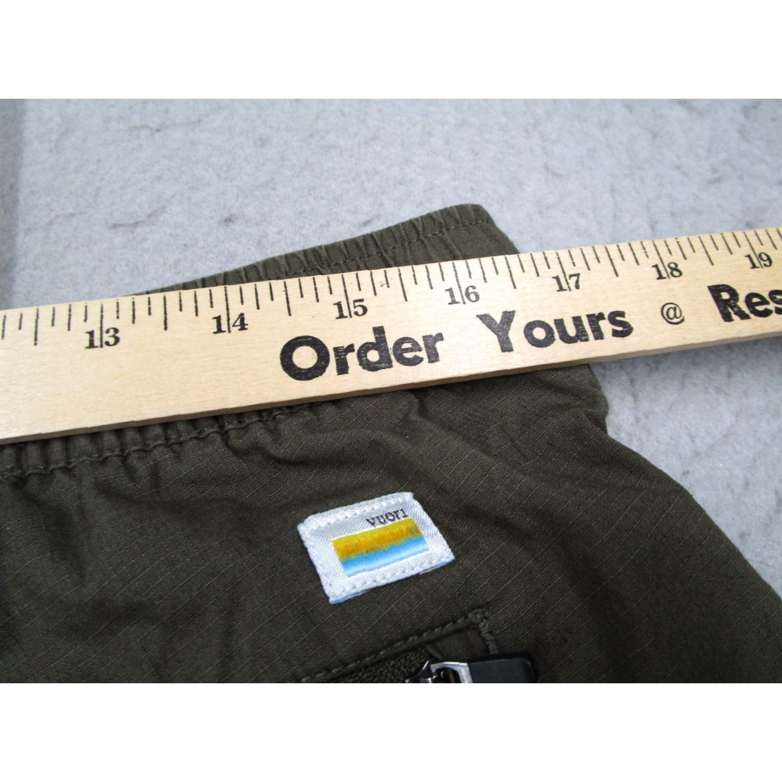 Vuori Vuori Pants Men Large Green Ripstop Organic Cotton V412 Active Work Casual 32x31 חול? Size US 33 - 5 Thumbnail
