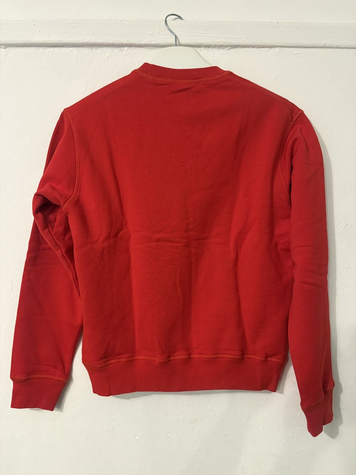Dsquared2 DSquared²Men's Red Icon Fleeced Cotton Crew-Neck Sweatshirt Size US XS / EU 42 / 0 - 5 Thumbnail