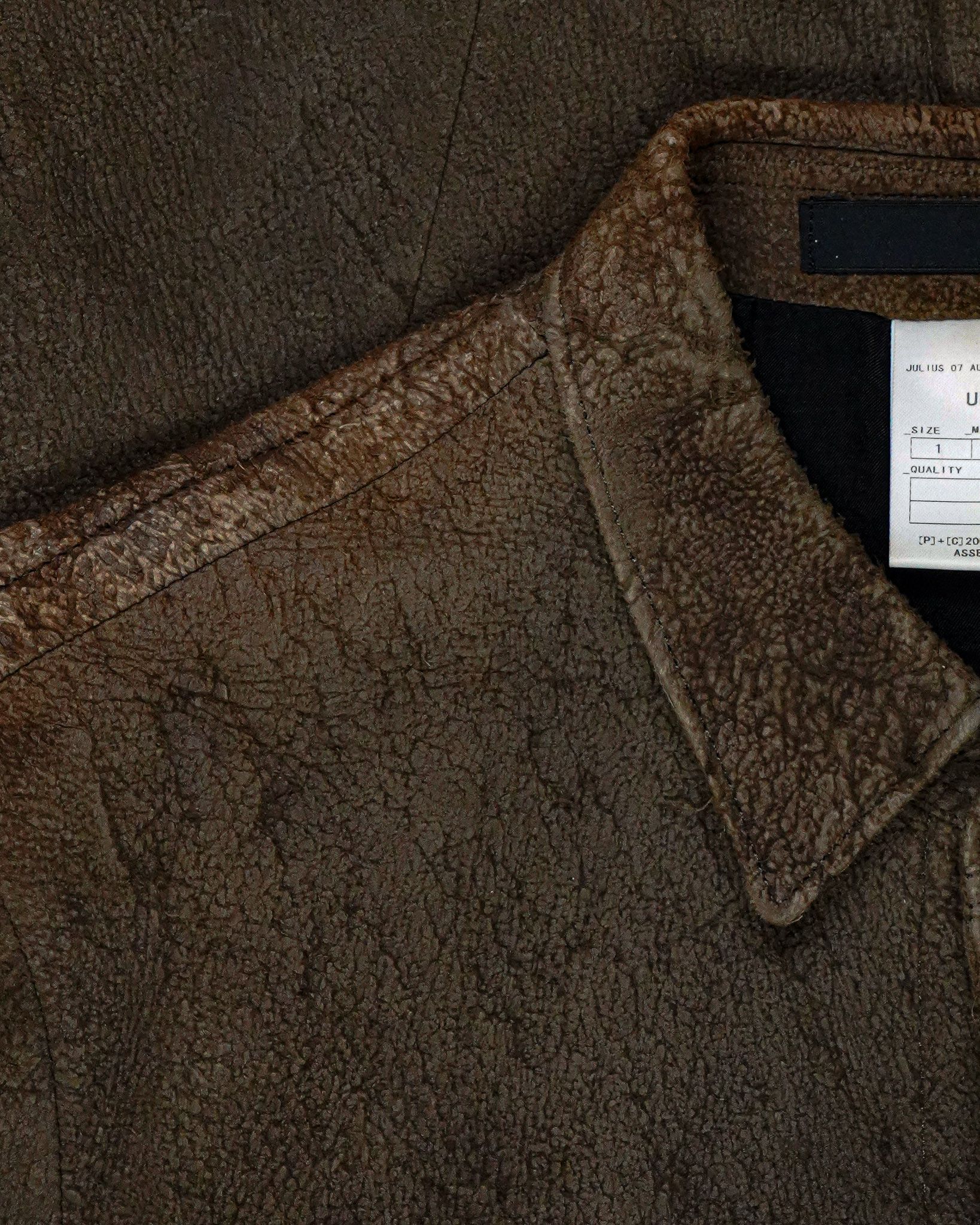 Julius Julius Distressed Ram Leather Jacket - AW07 "Untitled" Size US S / EU 44-46 / 1 - 4 Thumbnail