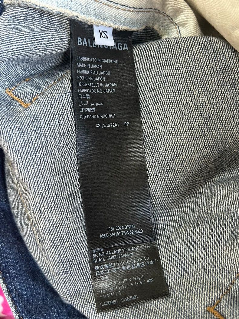 Balenciaga Balenciaga size XS Waist drawstring strap vintage blue was Size US 27 - 4 Thumbnail