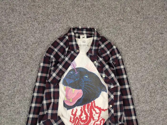 Flannel Vintage Flannel Lee Shirt Checkered Travis Scott Style Size US L / EU 52-54 / 3 - 6 Thumbnail