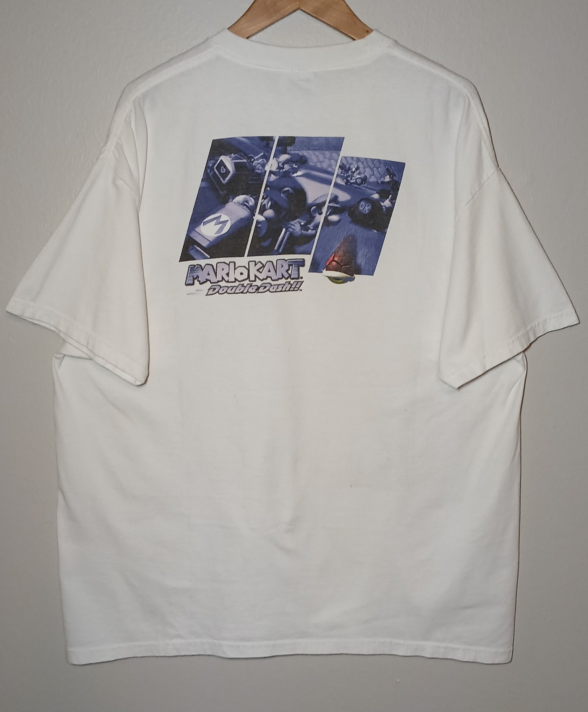 Vintage Vintage Mario Kart Double Dash T-shirt Size US XL / EU 56 / 4 - 2 Thumbnail