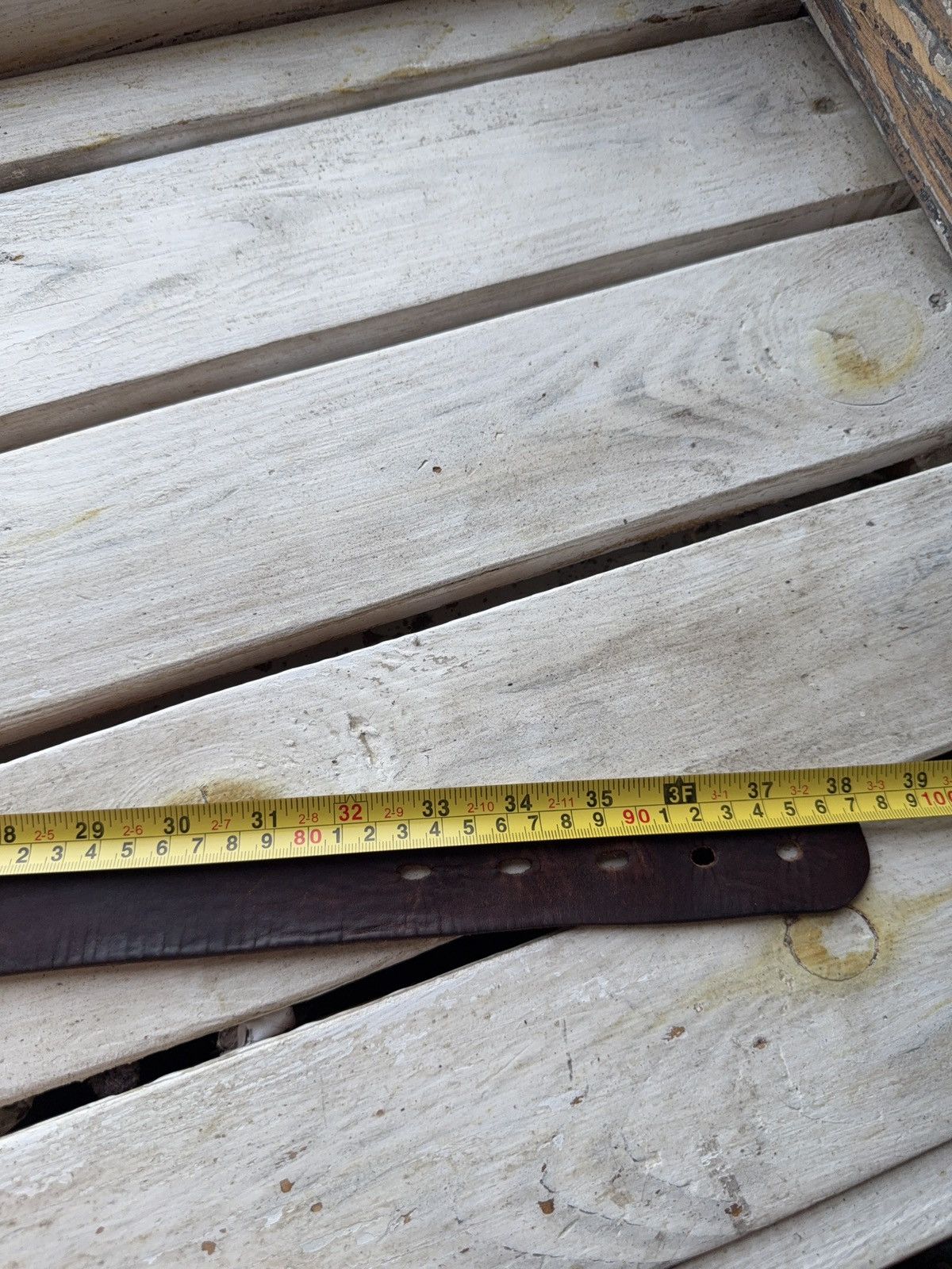 Levi's Vintage Levi’s Brown Leather Belt with Logo Buckle Y2K Style Size ONE SIZE - 9 Thumbnail