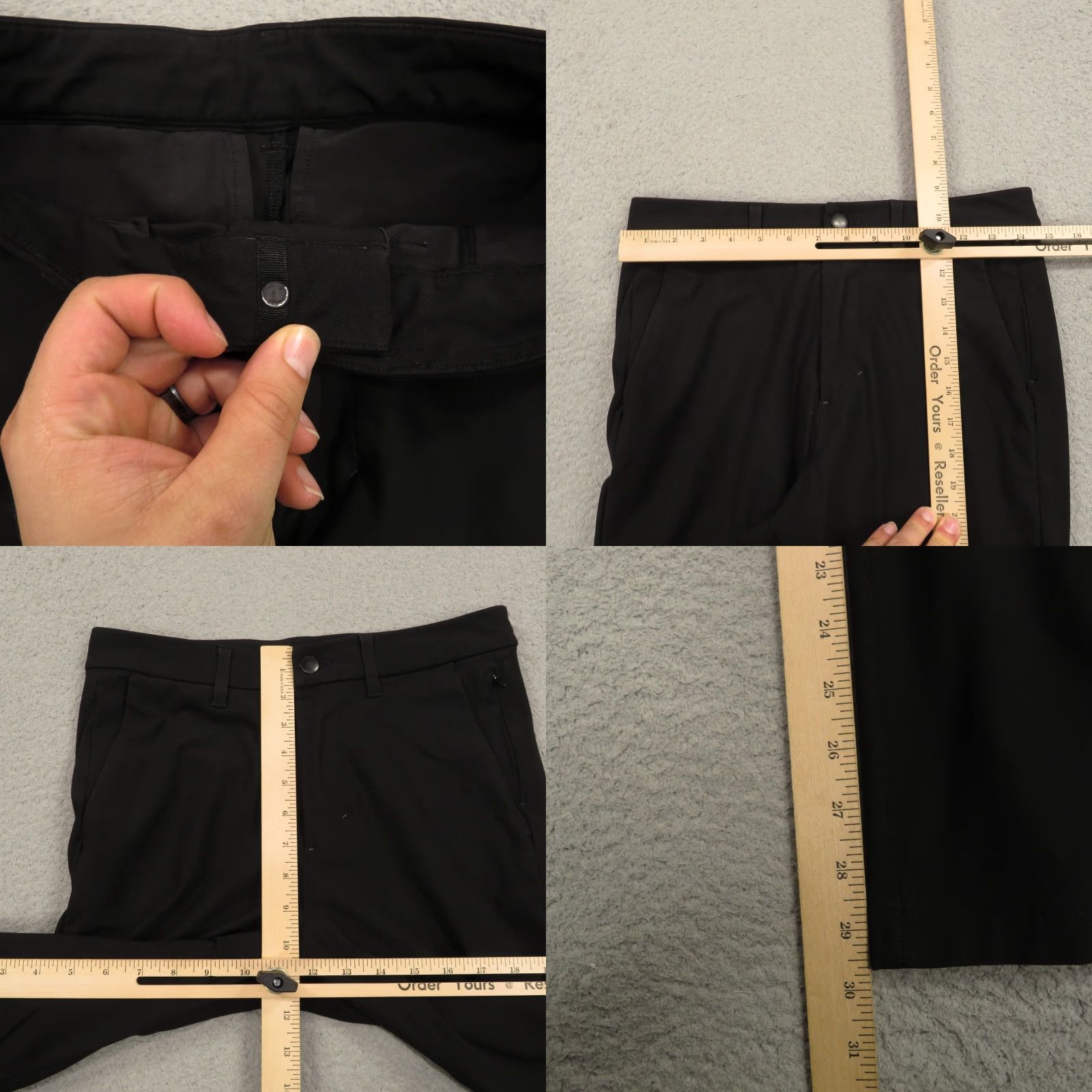 Lululemon Lululemon Pants Men 28x30 Slim Warpstreme Commission Black 5 Pocket Chinos Flex Size US 28 / EU 44 - 8 Thumbnail