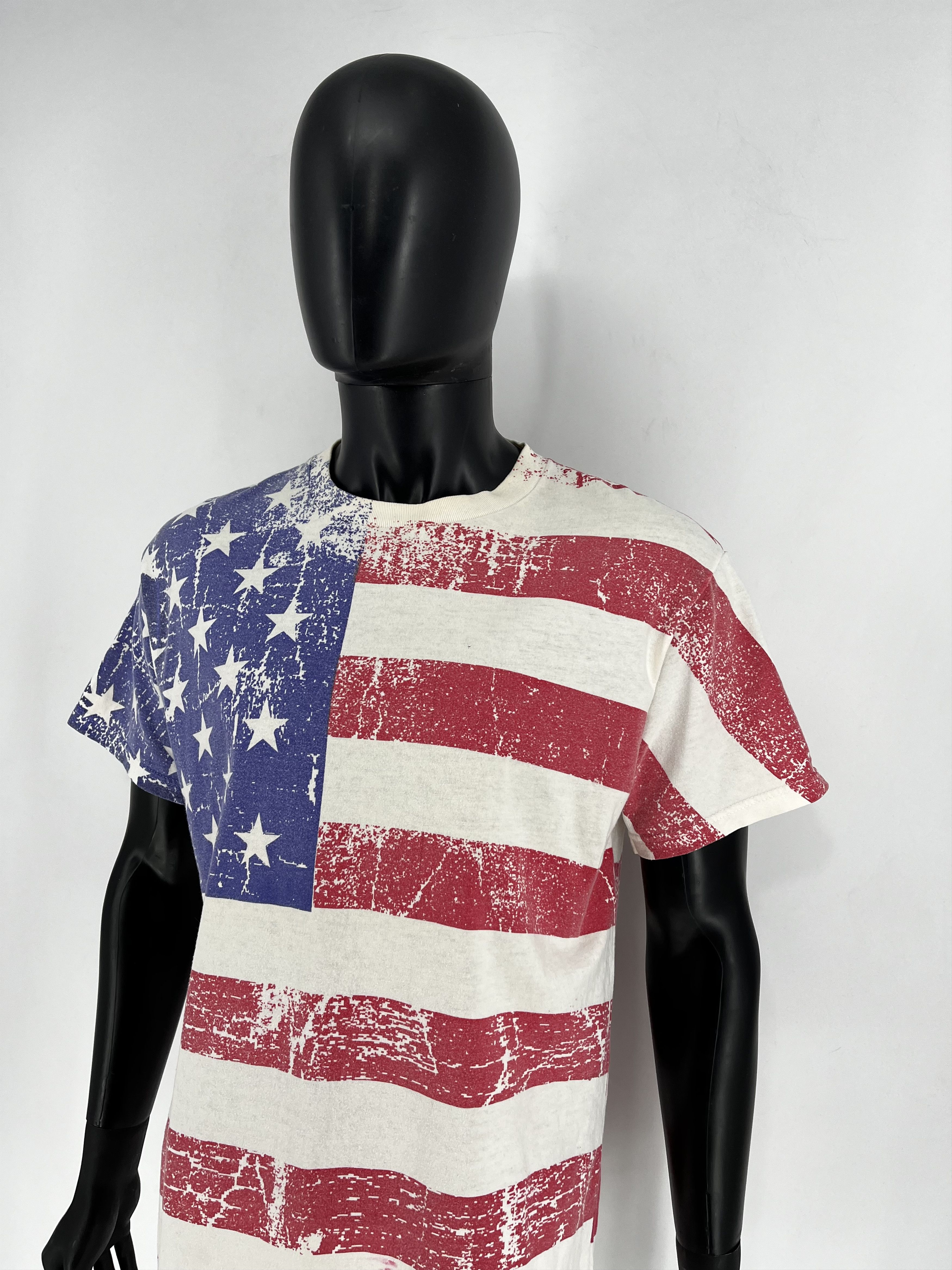 Vintage 90s Vintage USA United States American Flag All Over Print Size US L / EU 52-54 / 3 - 4 Thumbnail