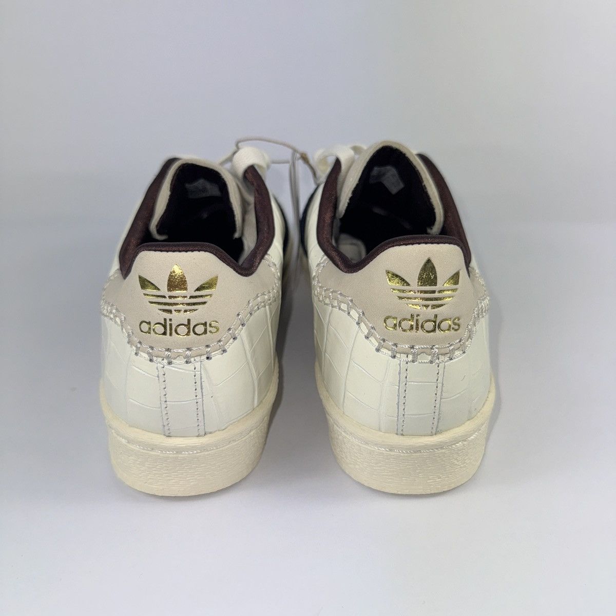 Adidas × Wales Bonner ADIDAS SUPERSTAR WHITE CROC SNEAKERS Size US 10.5 / EU 43-44 - 3 Thumbnail