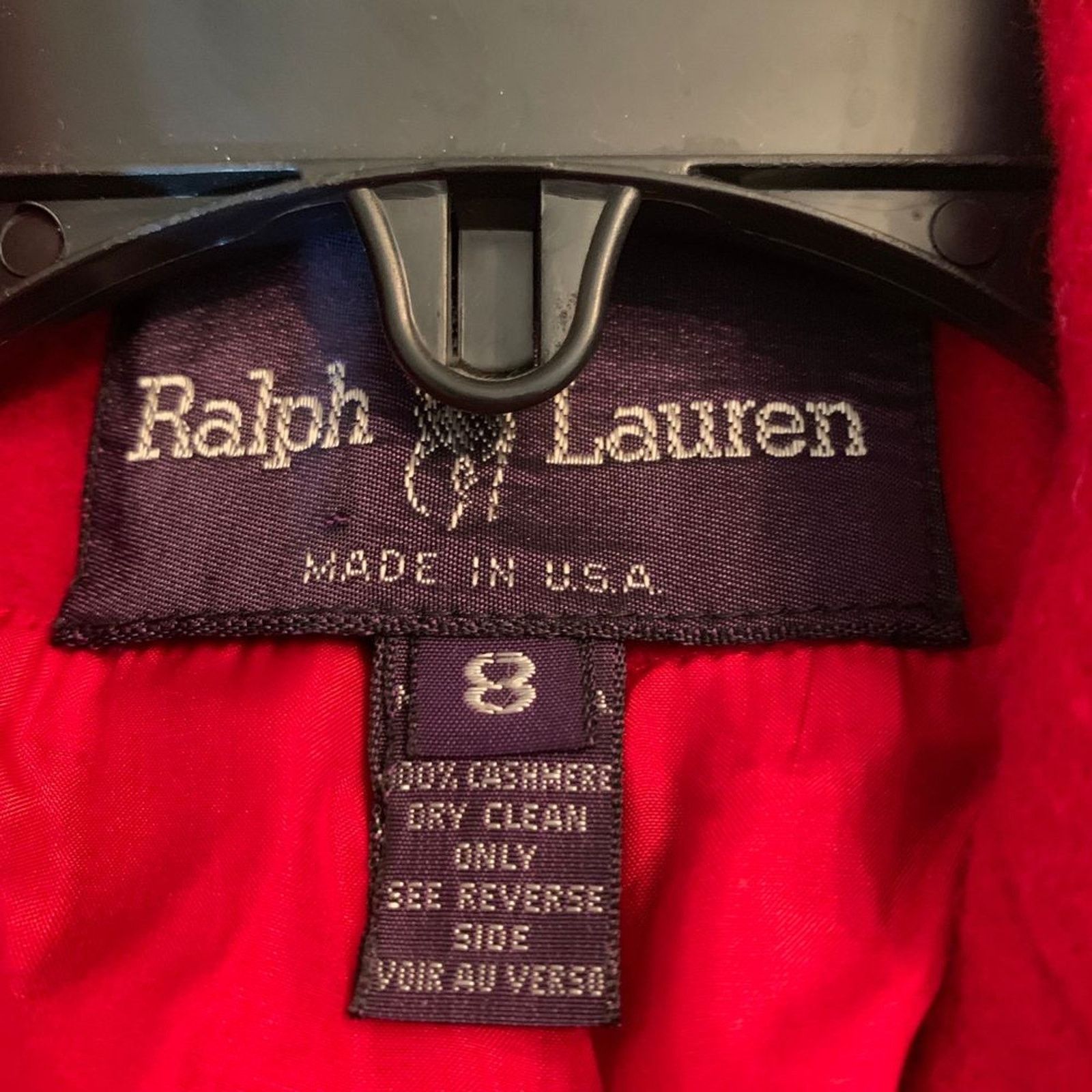 Ralph Lauren VINTAGE DEADSTOCK RALPH LAUREN CASHMERE JACKET/SKIRT SUIT Size ONE SIZE - 4 Thumbnail