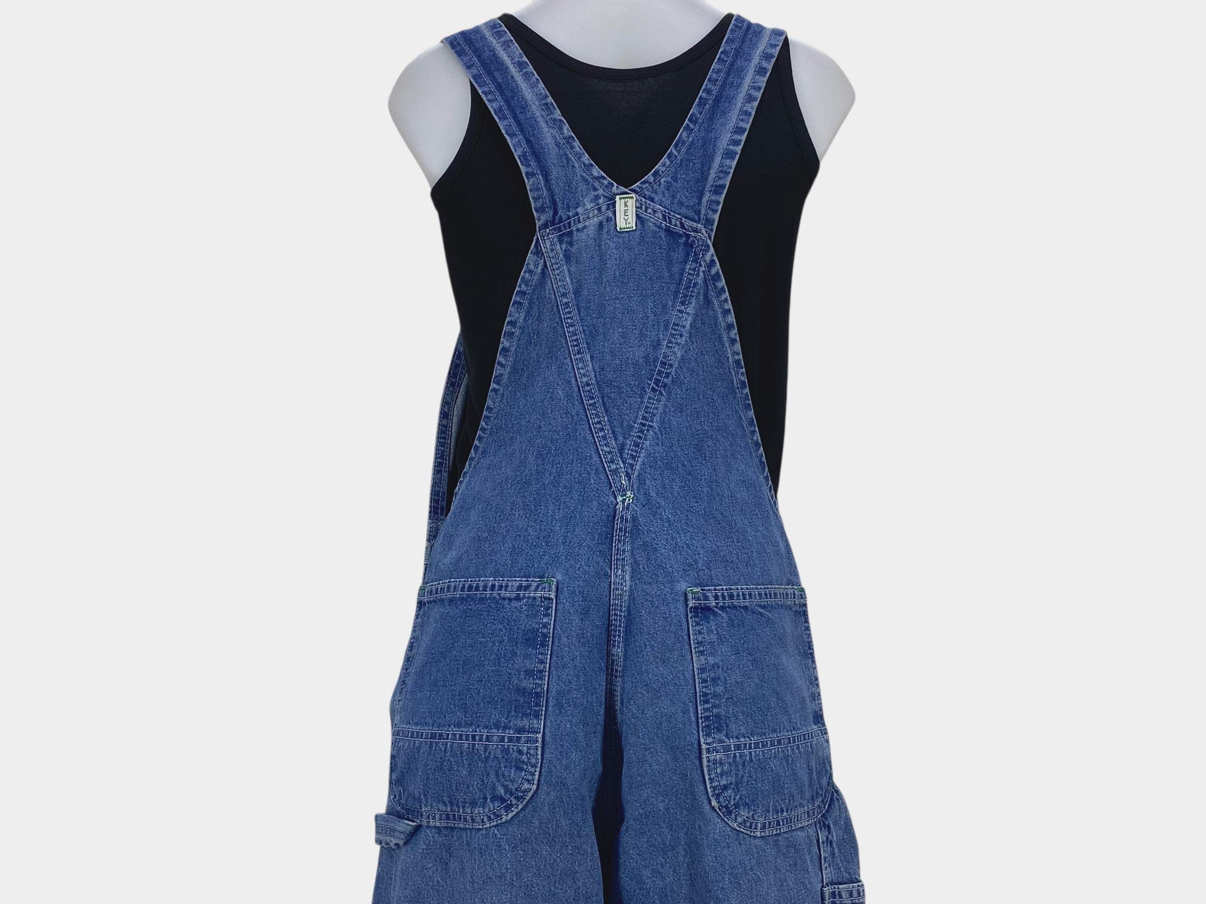 Other Key Denim Bib Overalls Hip Hop Skateboards Workwear Size US 28 / EU 44 - 5 Thumbnail