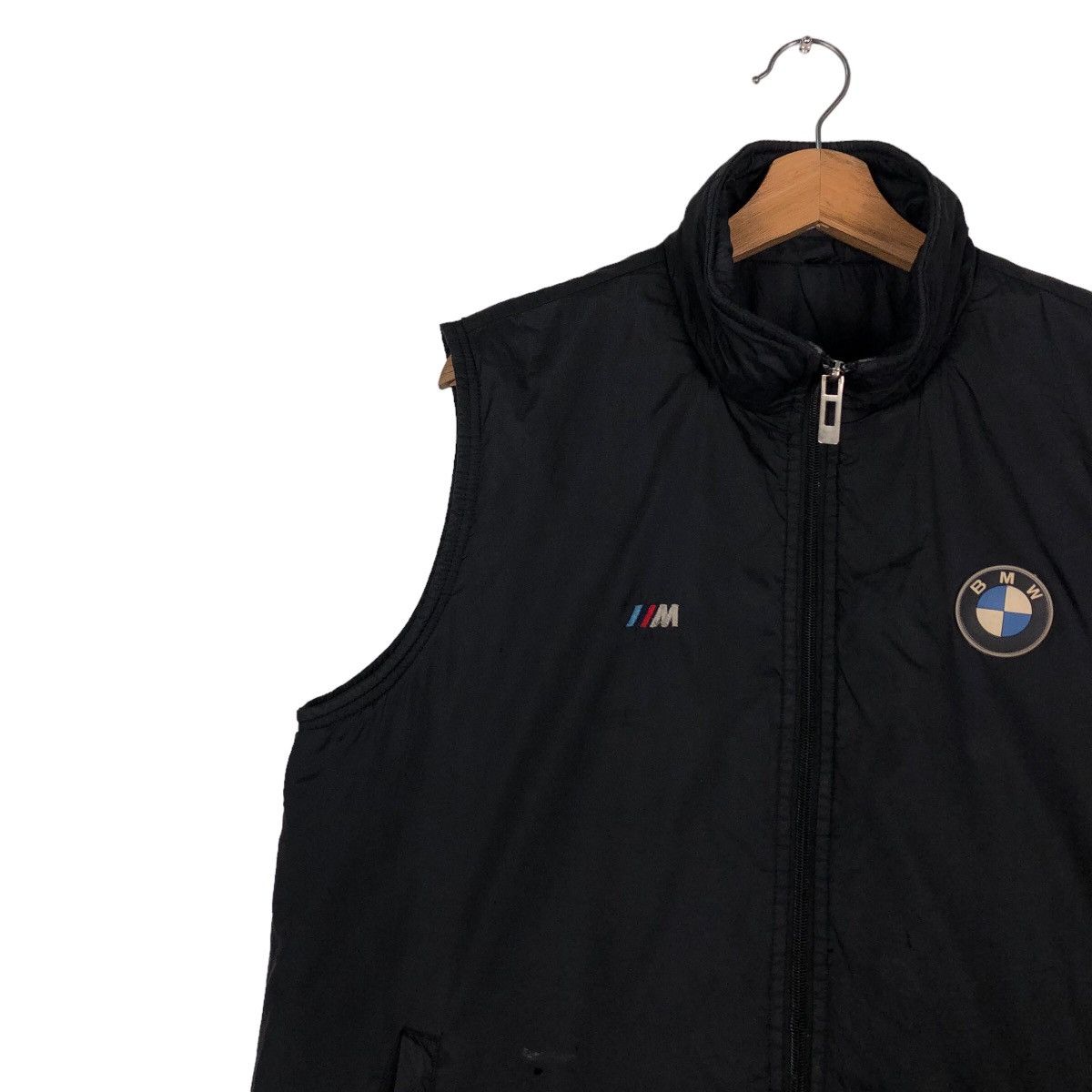 Japanese Brand 🔥Vintage Vest Puffer Down BMW Motorrad Big Logo Spell Out Size US L / EU 52-54 / 3 - 7 Thumbnail