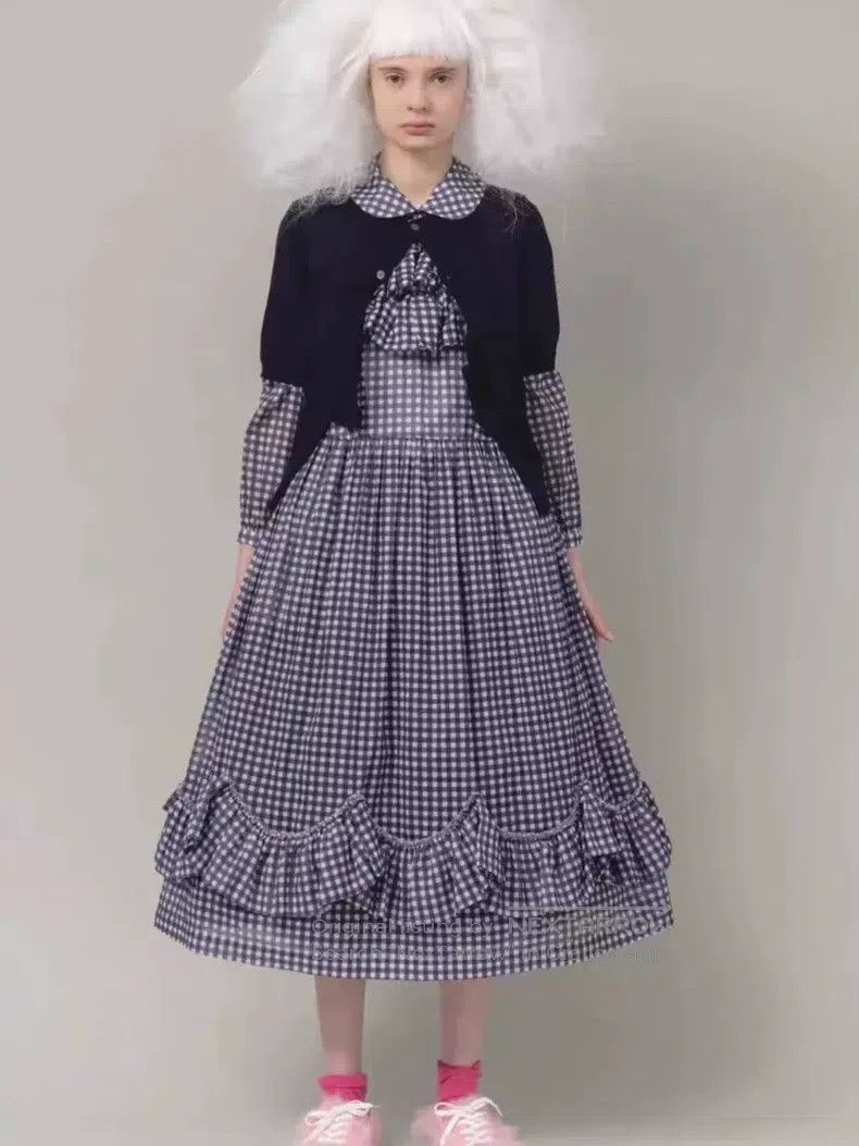 Comme des Garcons Comme Des Garcons Plaid Fifi Sleeve Seven-Eighths Sleeve D Size S / US 4 / IT 40 - 1 Thumbnail