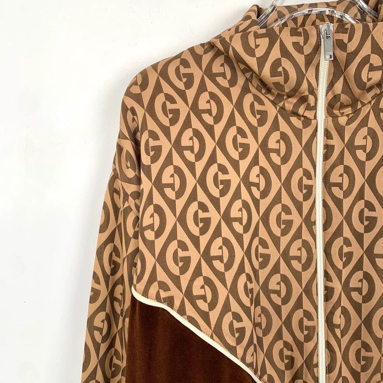Gucci GucciColor-matched logo logo pattern printed zipper long-sl Size US XS / EU 42 / 0 - 3 Thumbnail