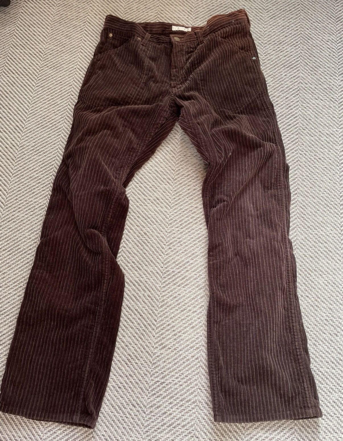 Number (N)ine Number Nine First Generation White Label Corduroy Pants K24 Size US 36 / EU 52 - 1 Thumbnail