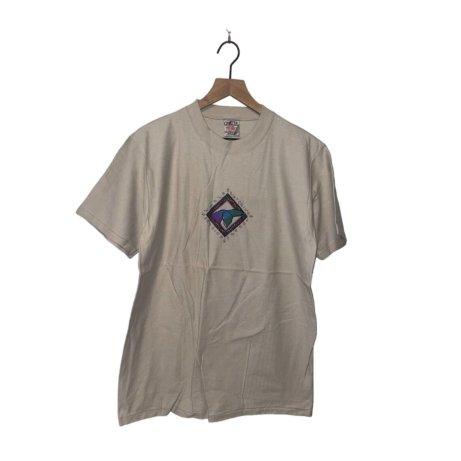 Vintage Vintage Whale Watching Shirt Seaside Oregon Whales Tee 90s L Size US L / EU 52-54 / 3 - 1 Thumbnail