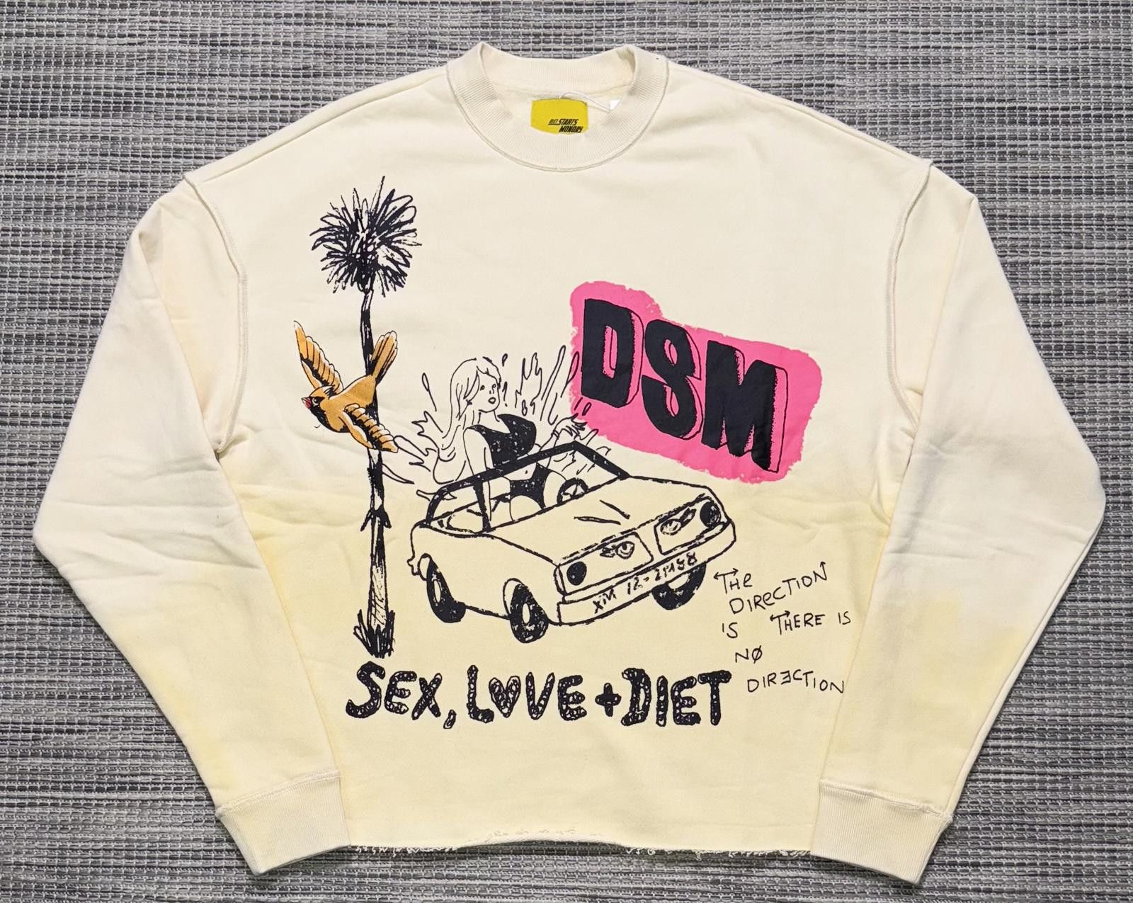 Diet Starts Monday SL&D Antique White Crewneck