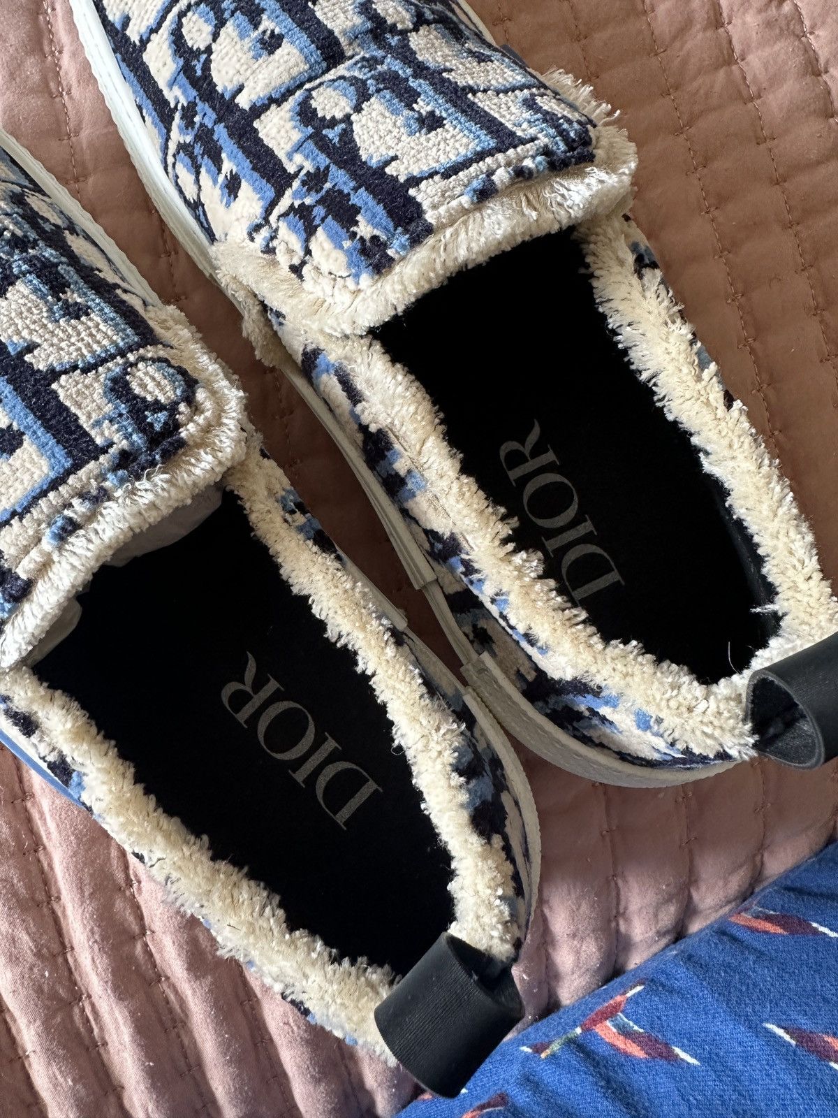 Dior Dior tapestry slip on Size US 9.5 / EU 42-43 - 4 Thumbnail