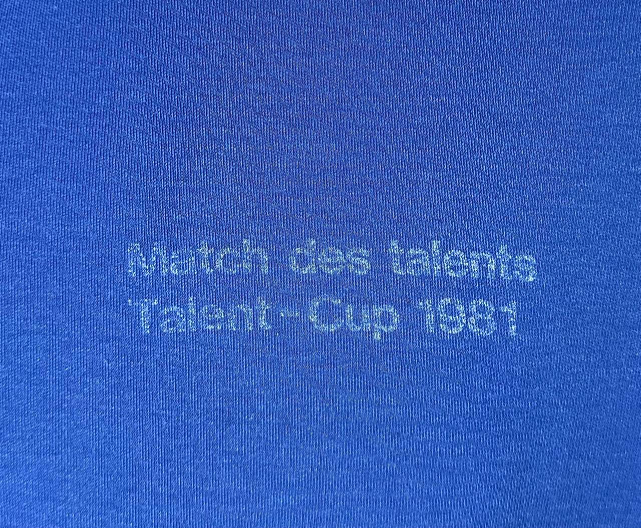 Adidas × Vintage Adidas t shirt Vintage match des talents talent-cup 1981 80s Size US S / EU 44-46 / 1 - 2 Thumbnail