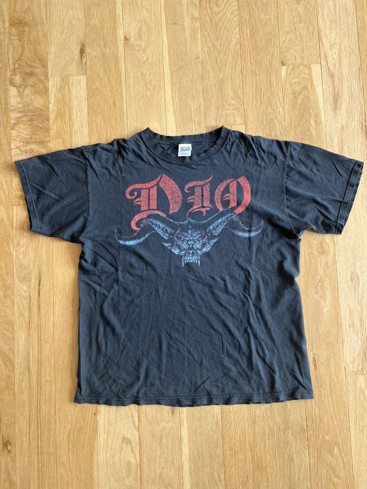 Vintage Black Dio kick ass vintage band tee Size US L / EU 52-54 / 3 - 2 Thumbnail