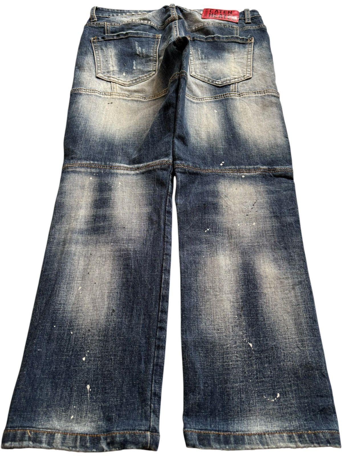 Dsquared2 Vintage Dsquared2 Patches Faded Wash Embellish Jeans Size US 31 - 2 Thumbnail