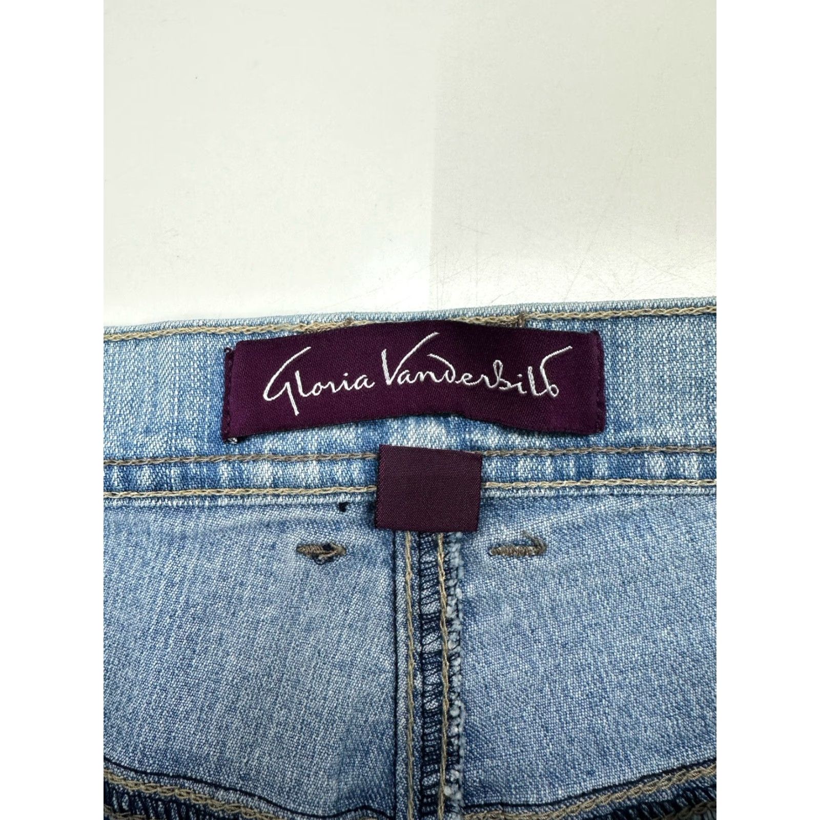 Gloria Vanderbilt Gloria Vanderbilt Womens Capis Size 8 Petite Denim Size ONE SIZE - 5 Thumbnail