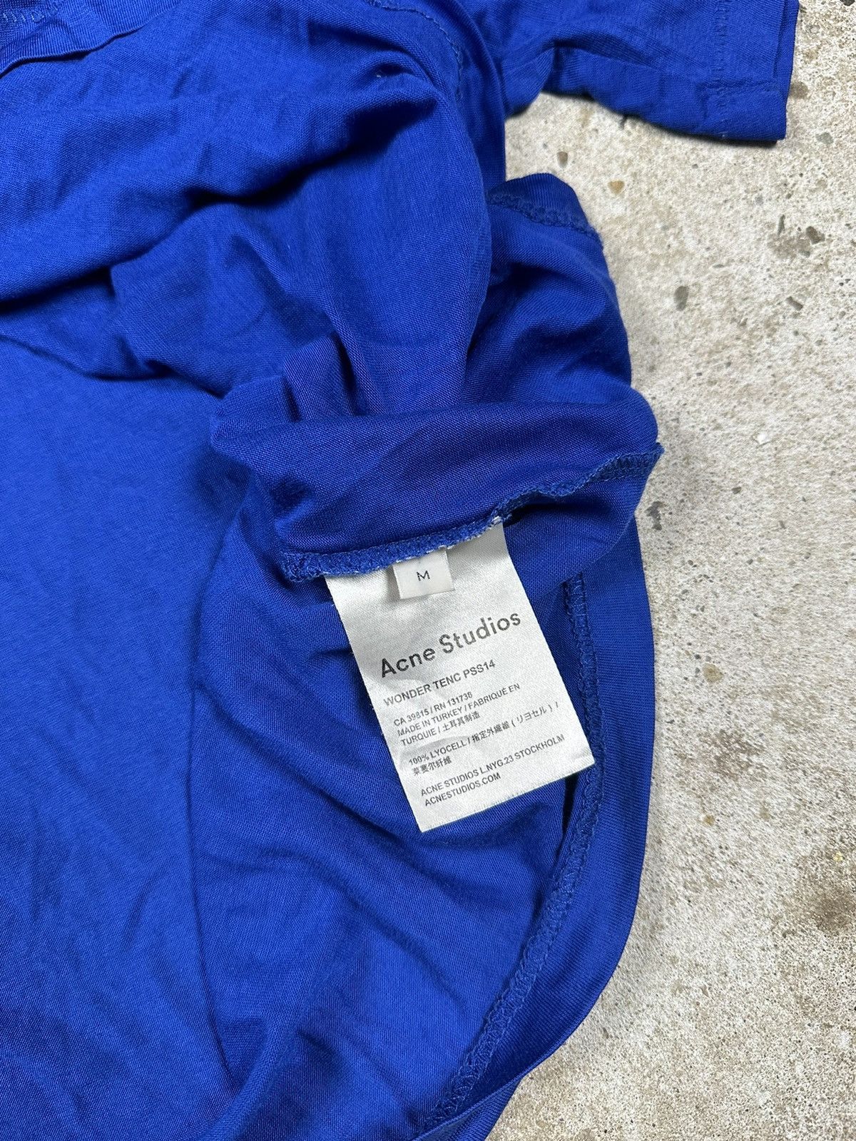 Acne Studios Acne Studios Lyocell Boxy Wonder Tenc PSS14 Tee Size US M / EU 48-50 / 2 - 7 Thumbnail