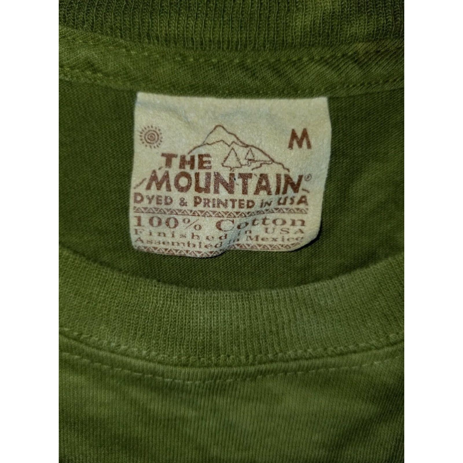 The Mountain VINTAGE The Mountain Animal Print Safari Busch Gardens Graphic Tee Green Mens M Size US M / EU 48-50 / 2 - 3 Thumbnail