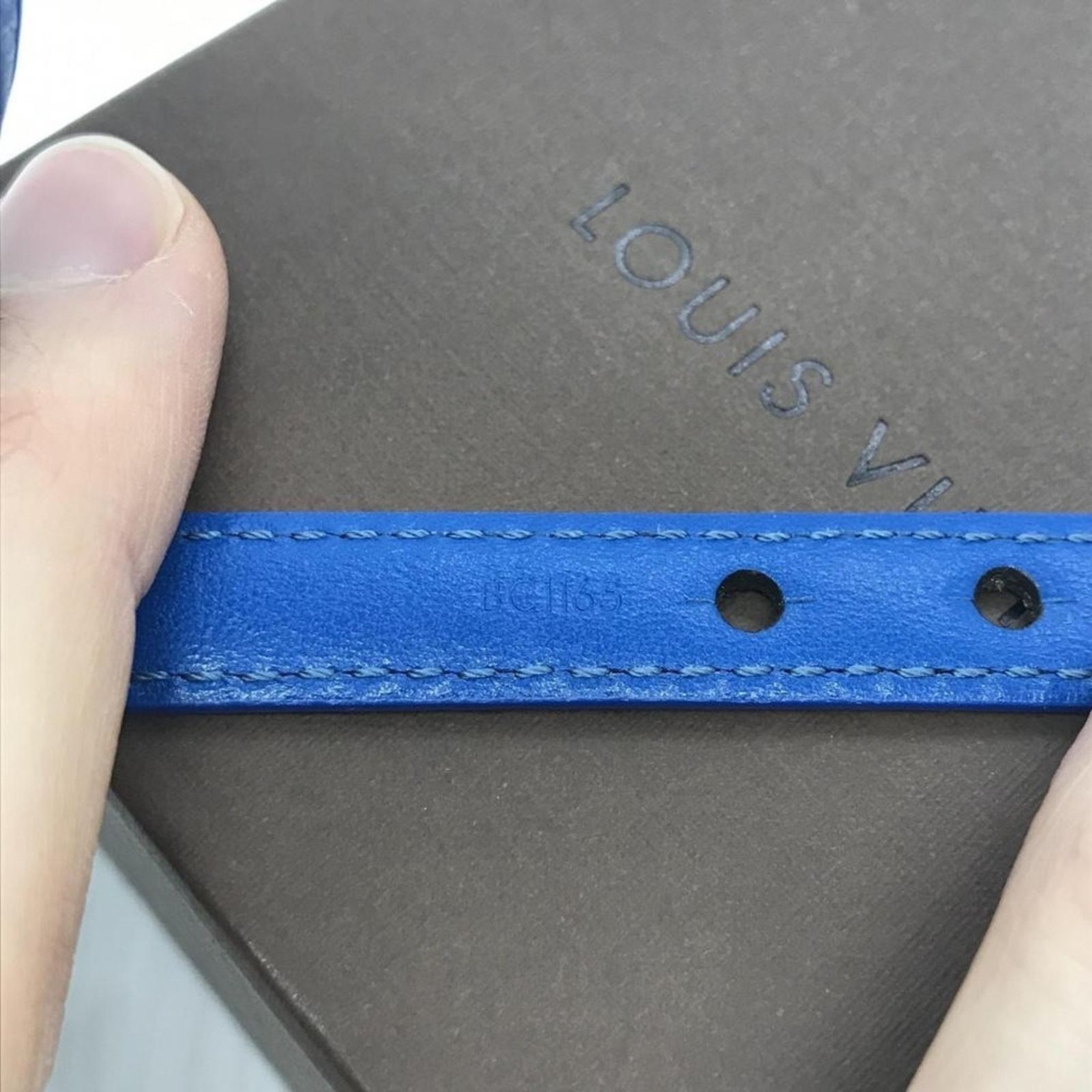Louis Vuitton Louis Vuitton Lock It wrap bracelet blue silver monogram Size ONE SIZE - 8 Thumbnail