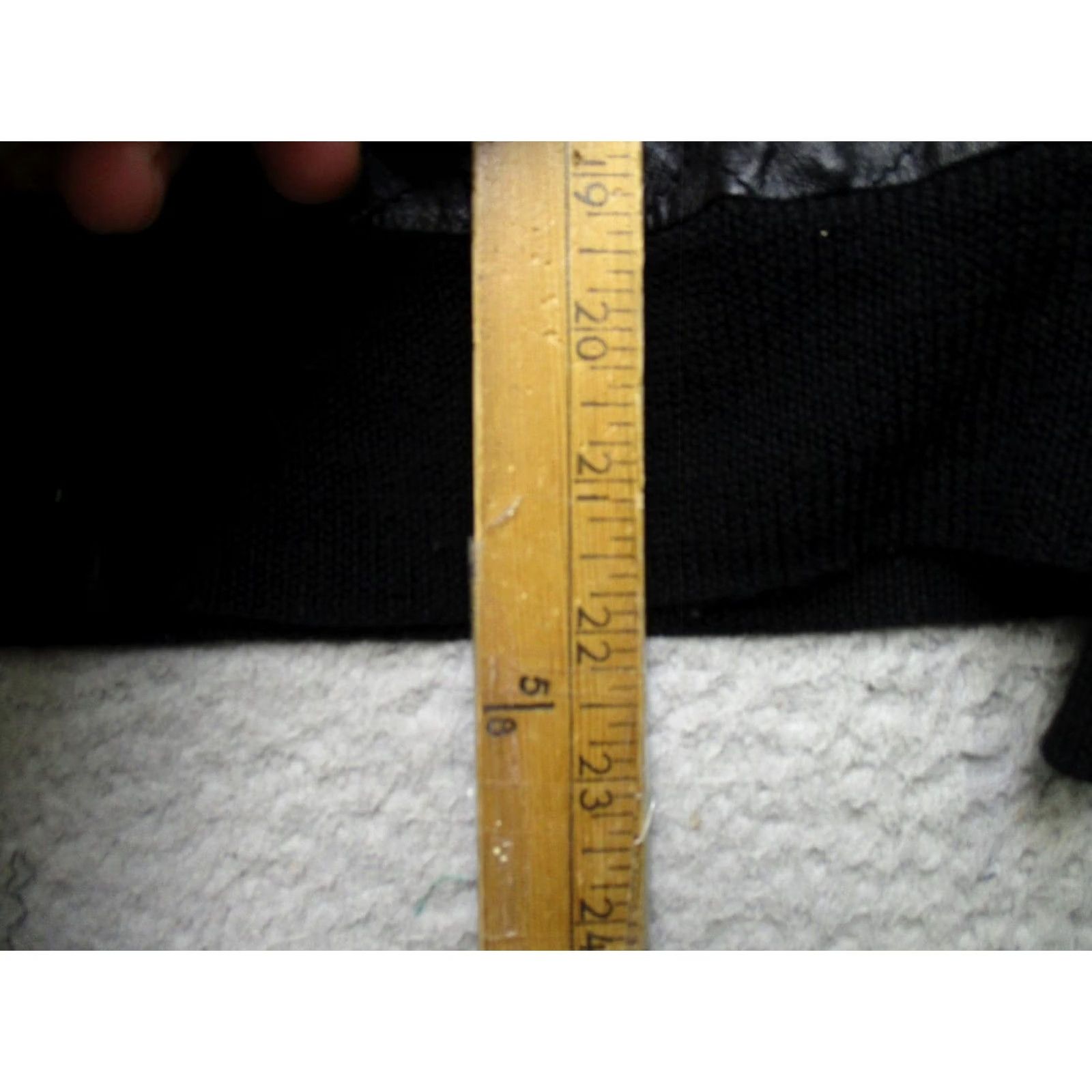 Sandro Sandro Womens Cardigan Sweater Small Black Merino Wool Leather Front Quilted Size XS / US 0-2 / IT 36-38 - 5 Thumbnail