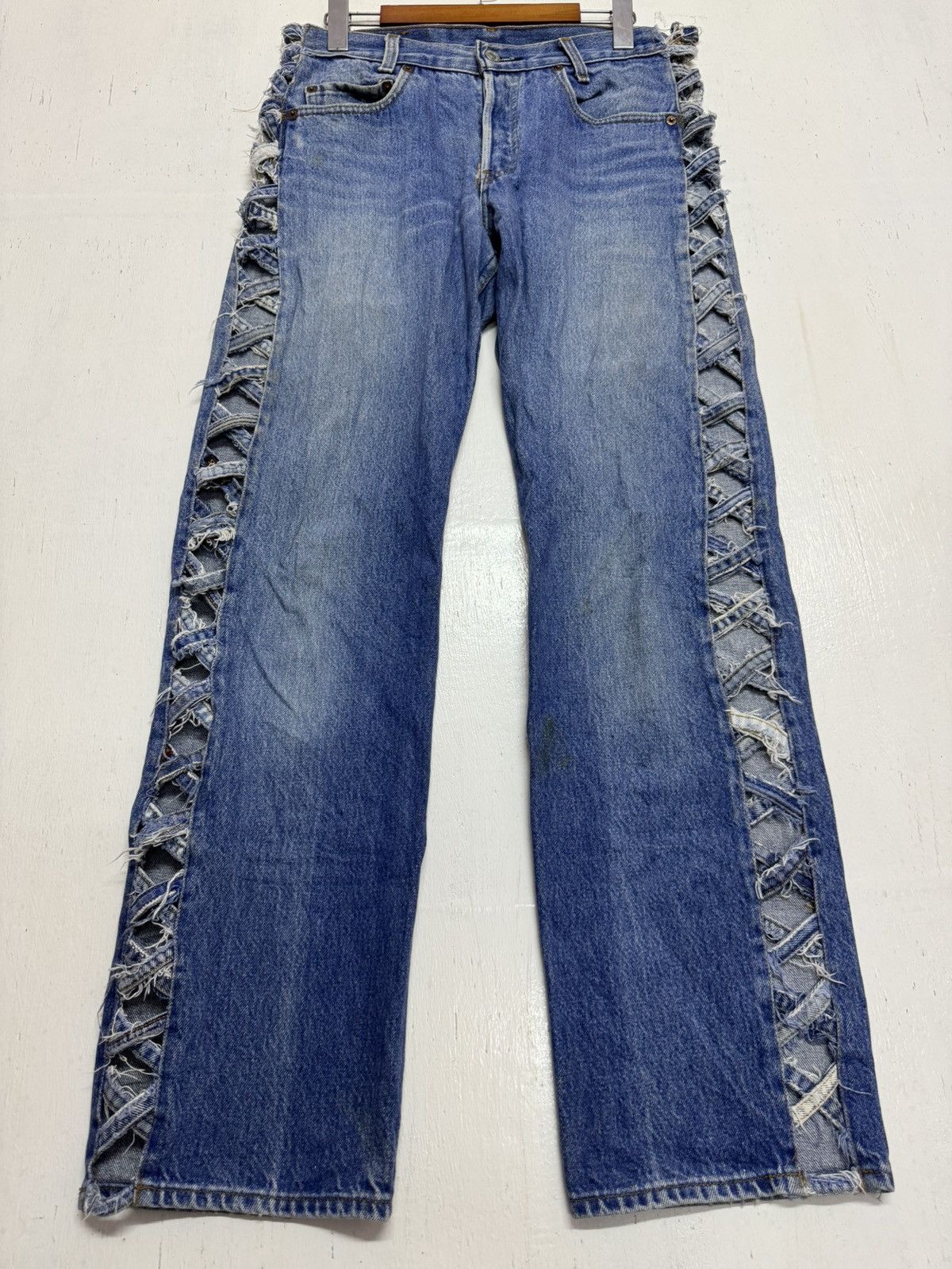 Handmade × Levi's × Levi's Vintage Clothing Vintage Levis customade sunfaded Size 31" - 1 Thumbnail