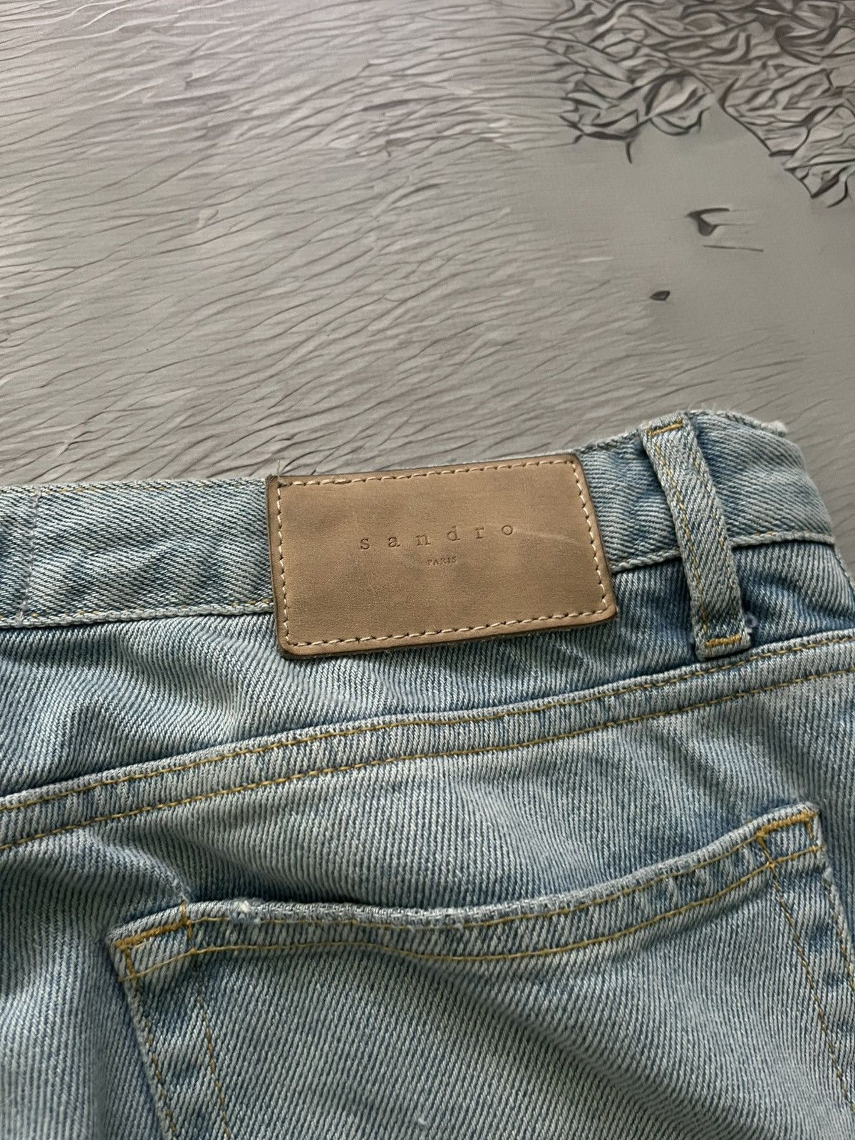 Sandro Sandro Etroit Streetwear Blue Denim Jeans Men’s Size US 31 - 9 Thumbnail