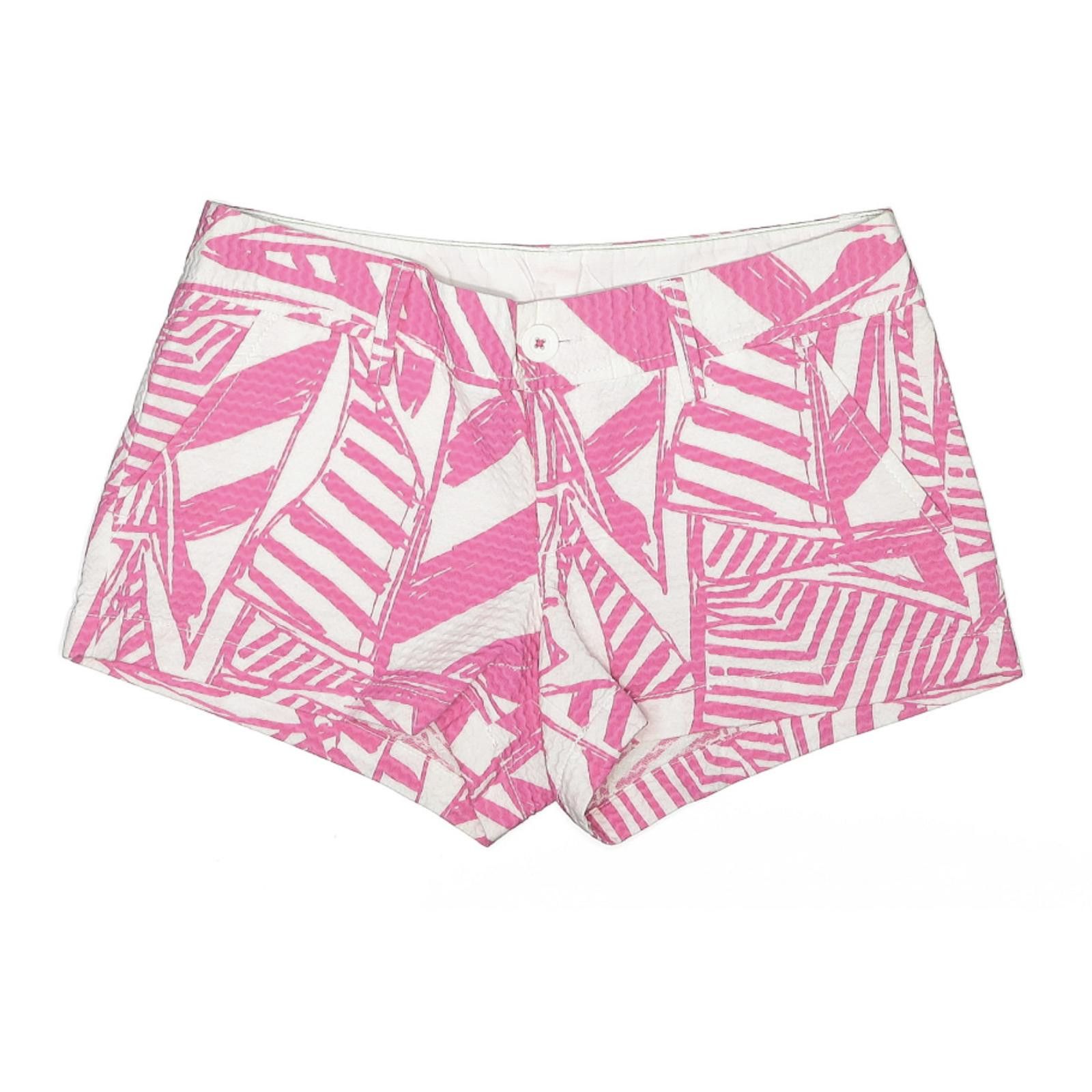 Other Lilly Pulitzer Pink Graphic Print The Walsh Shorts Size 2 Size 26" / US 2 / IT 38 - 1 Thumbnail