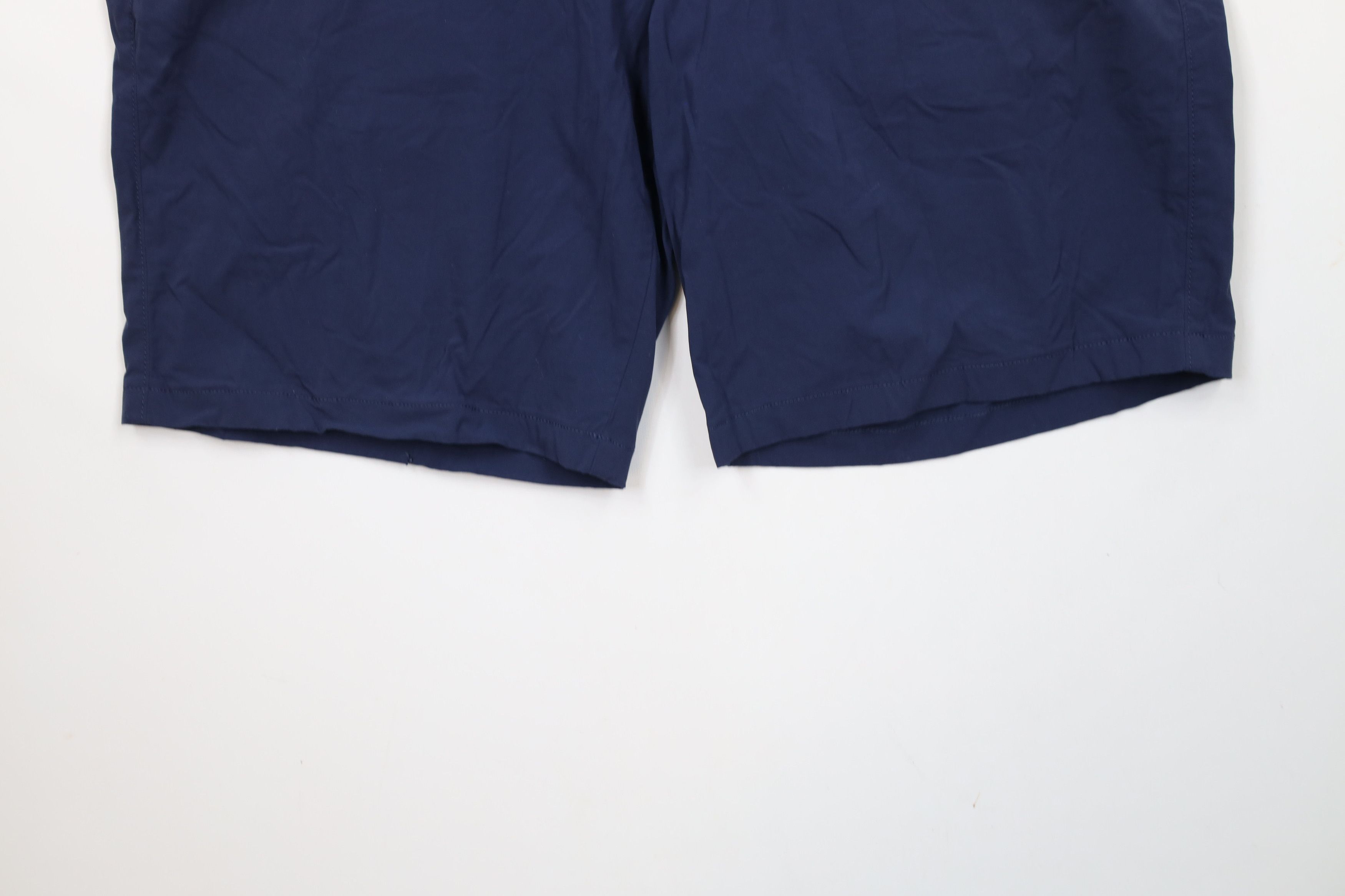 J.Crew × Vintage J Crew Tech Above Knee Golfing Golf Chino Shorts Navy Blue Size US 35 - 4 Thumbnail