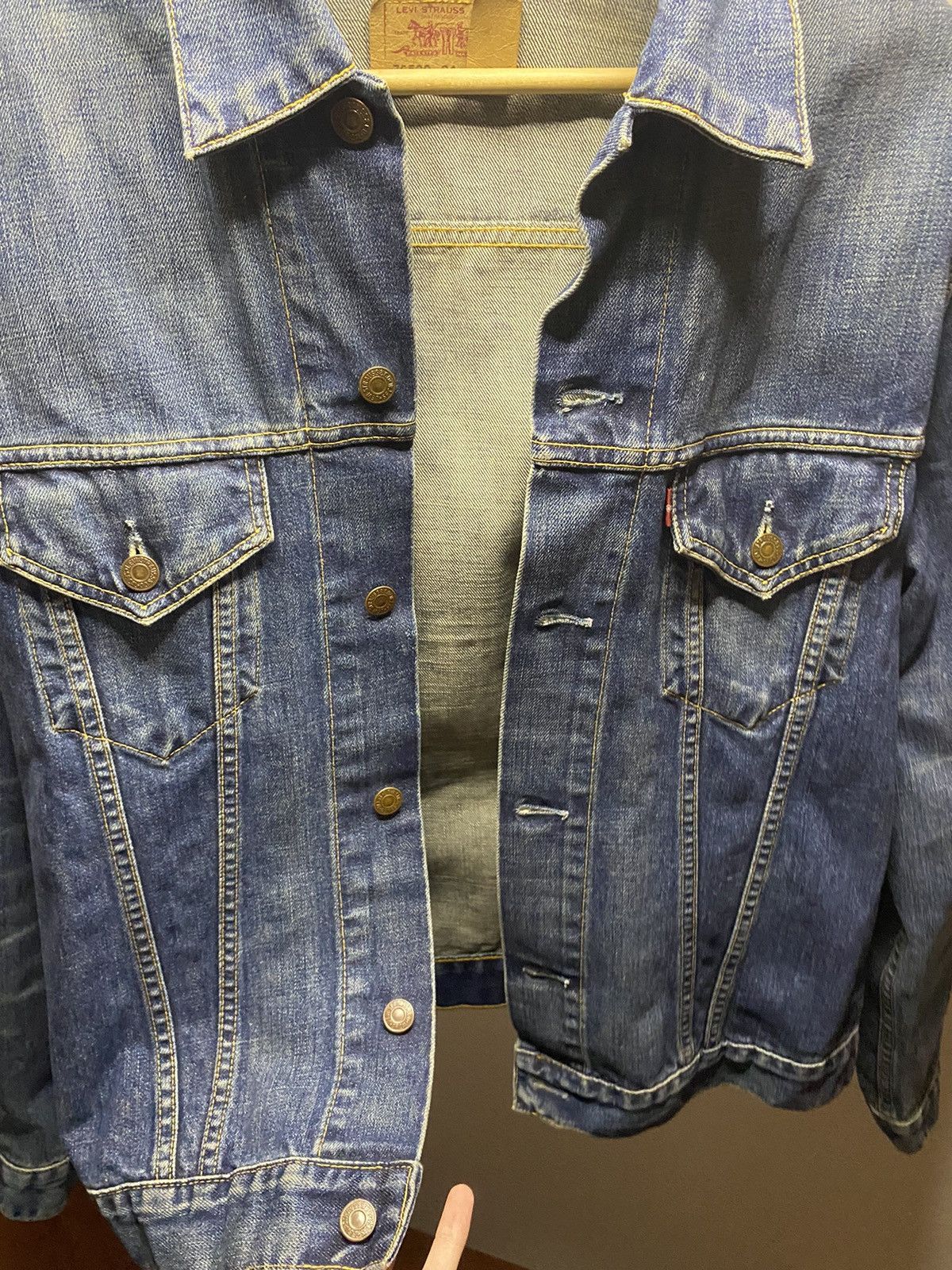 Levi's × Levi's Vintage Clothing × Vintage Vintage levis Denim Jacket 90s rare streetwear Size US L / EU 52-54 / 3 - 6 Thumbnail