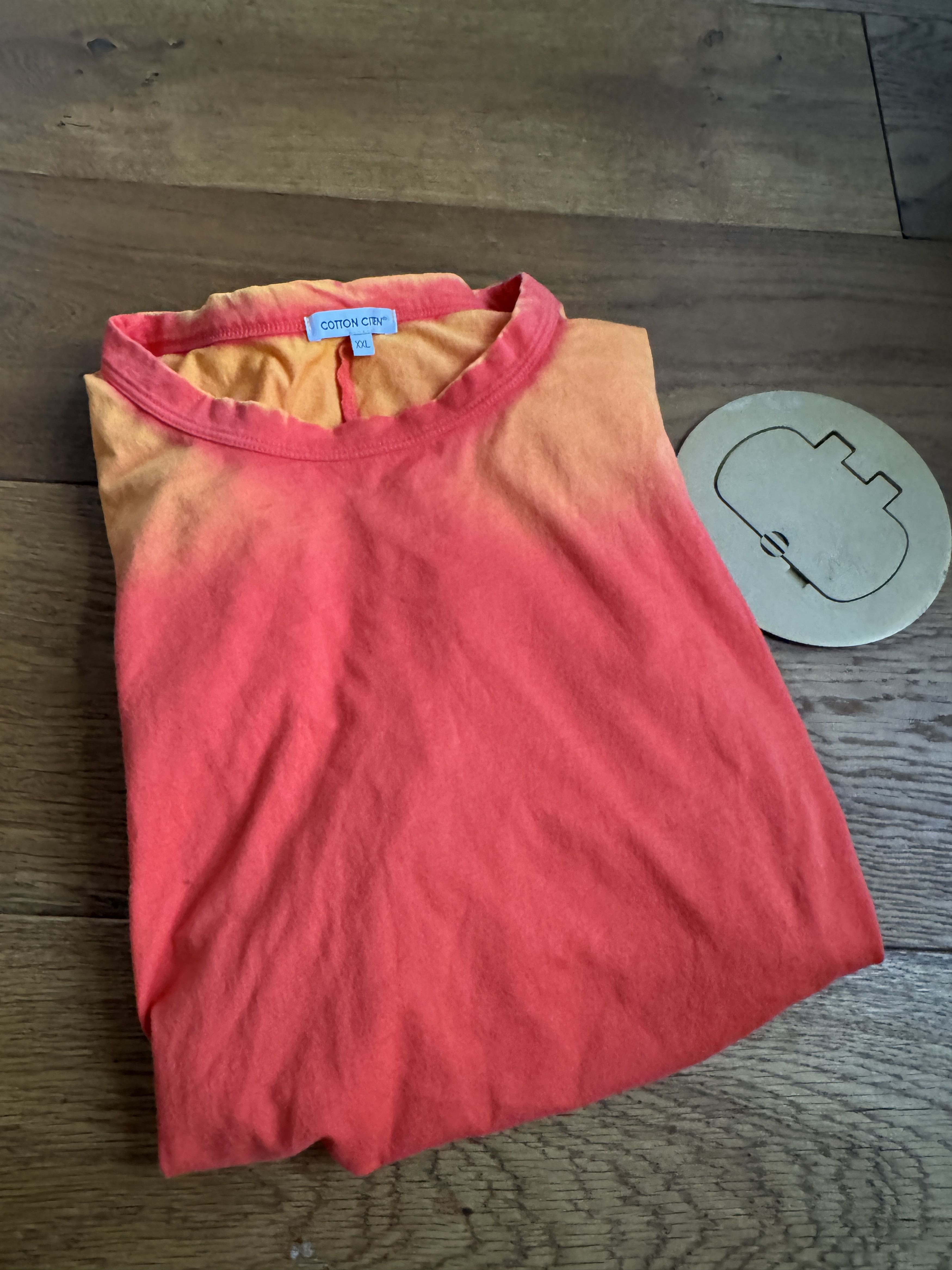 COTTONCITIZEN Over-Dye Cotton Citizen Prince Long Sleeve Orange Cast Size US XXL / EU 58 / 5 - 1 Thumbnail