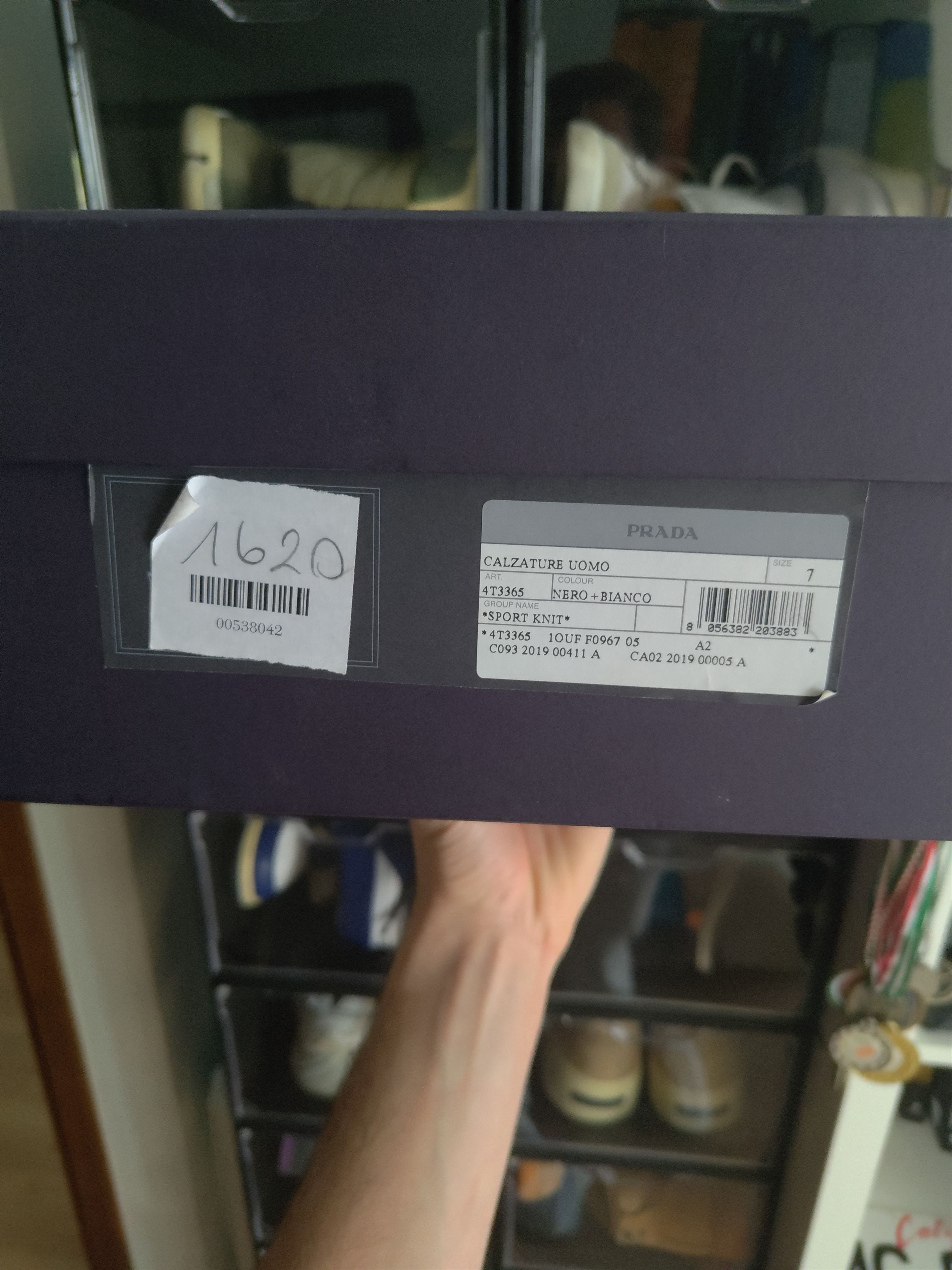 Prada Prada Black Canvas Sneakers Size US 7 / EU 40 - 9 Thumbnail