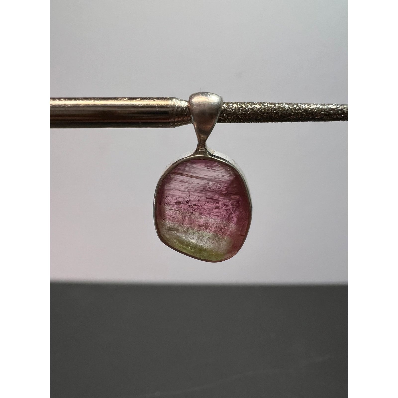 Other NEW watermelon bi color tourmaline 925 pendant 1.24 grams Size ONE SIZE - 7 Thumbnail