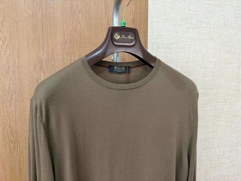 Loro Piana LORO PIANA King GOK's Gift Knitwear 12mm Wool Ceiling Fabr Size US L / EU 52-54 / 3 - 2 Thumbnail