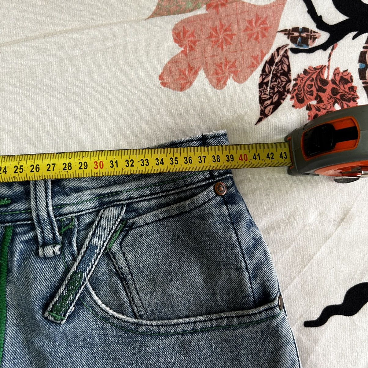 Akademiks Genuine Vintage Y2K Akademics Sick Baggy Jeans 👖 Size US 30 / EU 46 - 15 Thumbnail